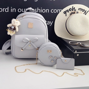 Bow mother bag backpack