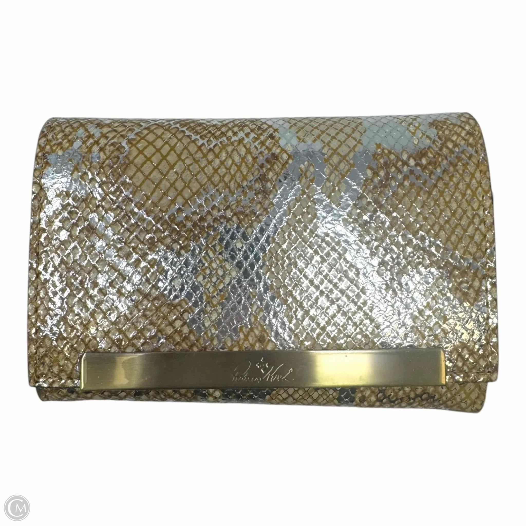 Cametti Metallic Python Wallet Designer By Patricia Nash, Size: Large