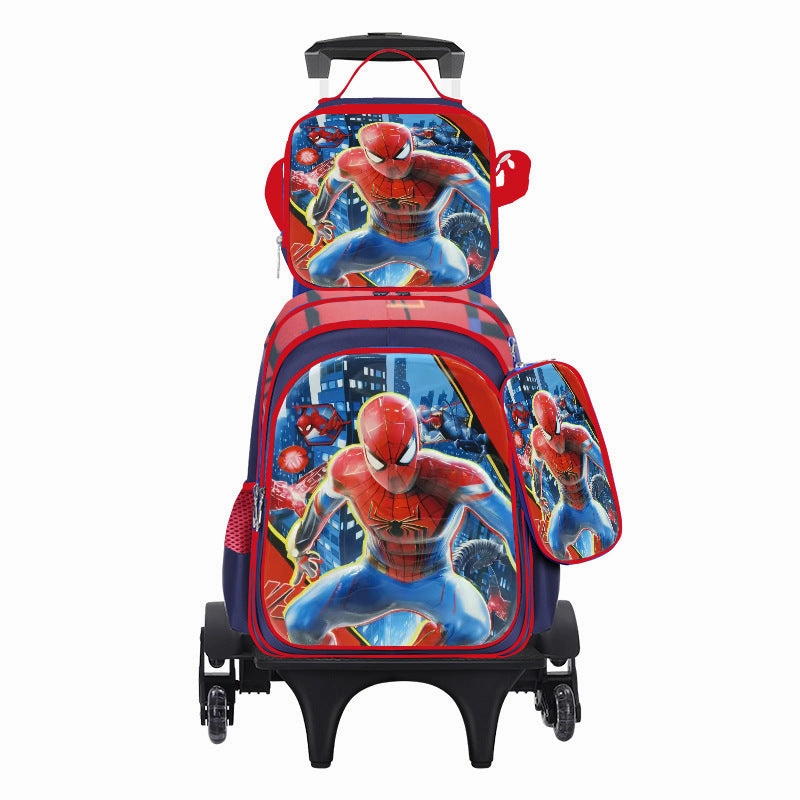 Can hold tie rod schoolbag lunch bag pencil case three-piece set
