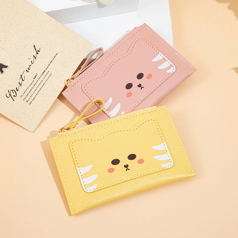Cartoon cat multi-card card bag