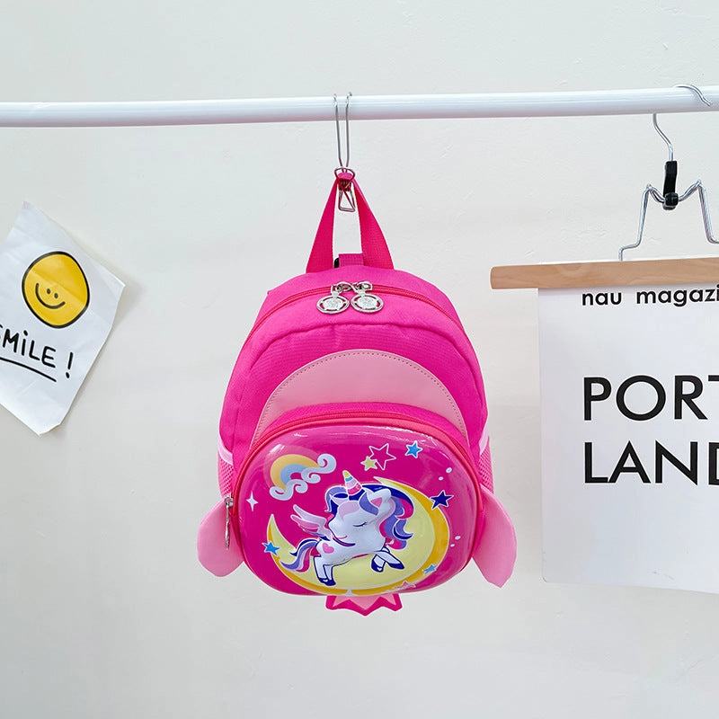 Cartoon Pegasus Kindergarten Anti-lost Schoolbag Backpack