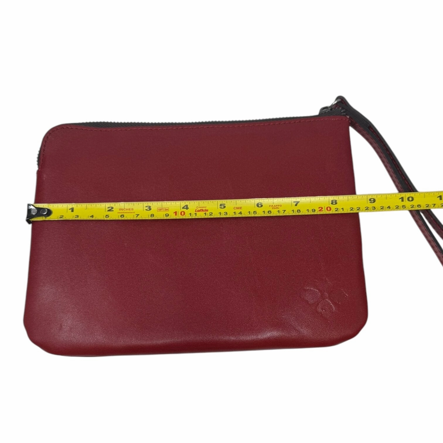 Cassini Tooled Leather Wristlet Designer By Patricia Nash  Size: Small