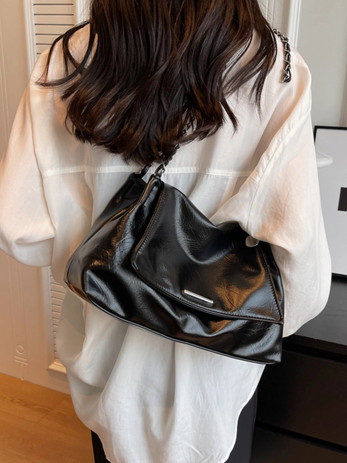 Casual soft tote bag large capacity bag
