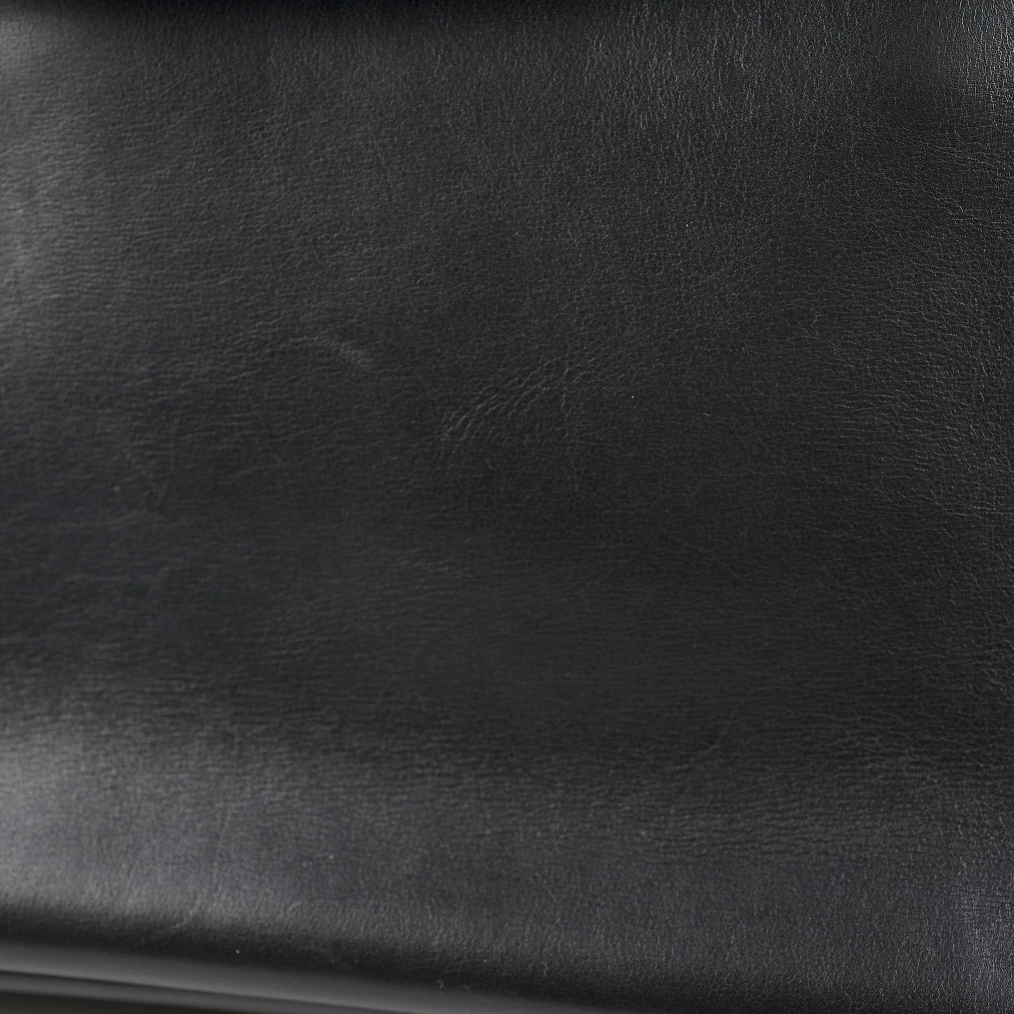 Celine Blade Leather Shoulder Bag Black