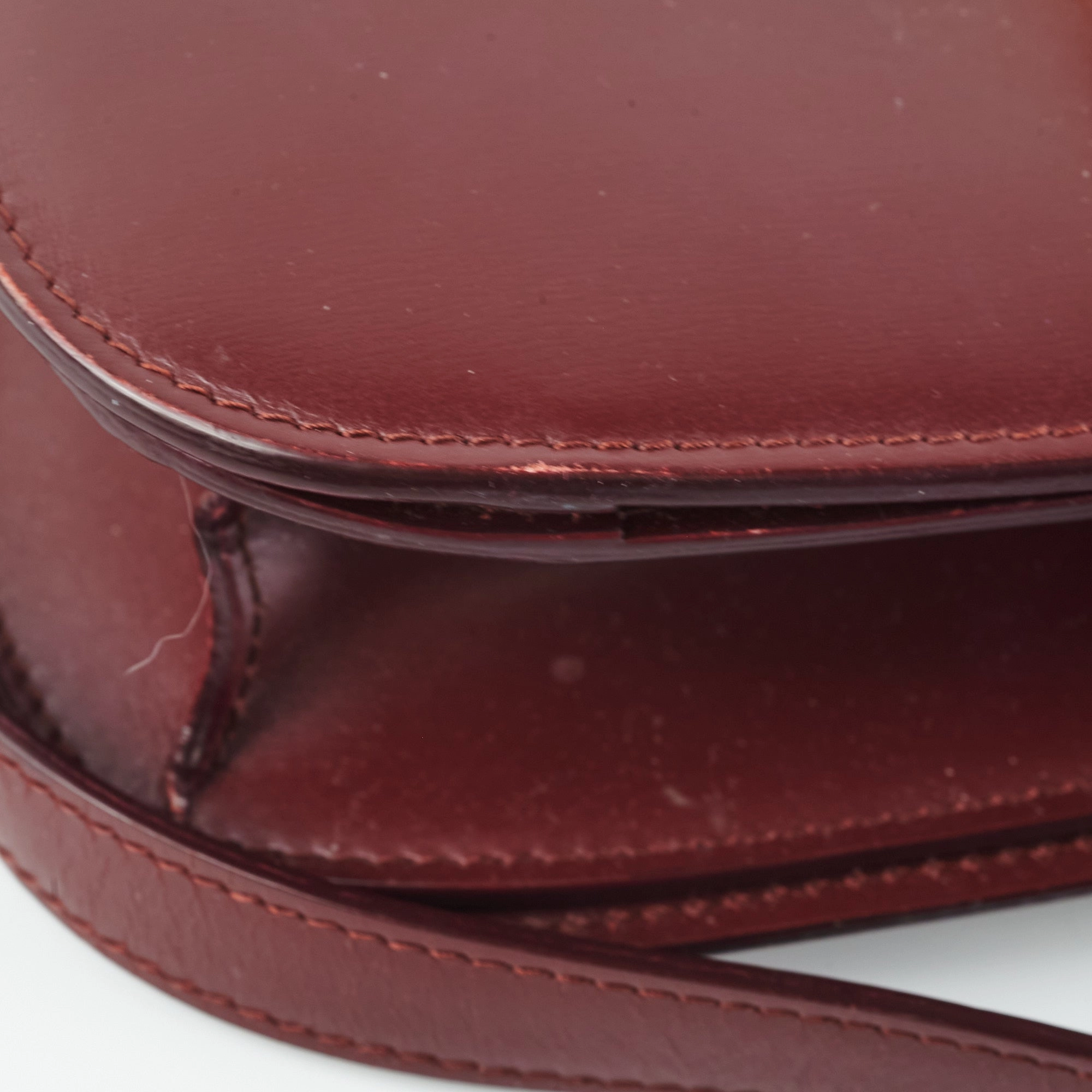 Celine Box Medium Burgundy