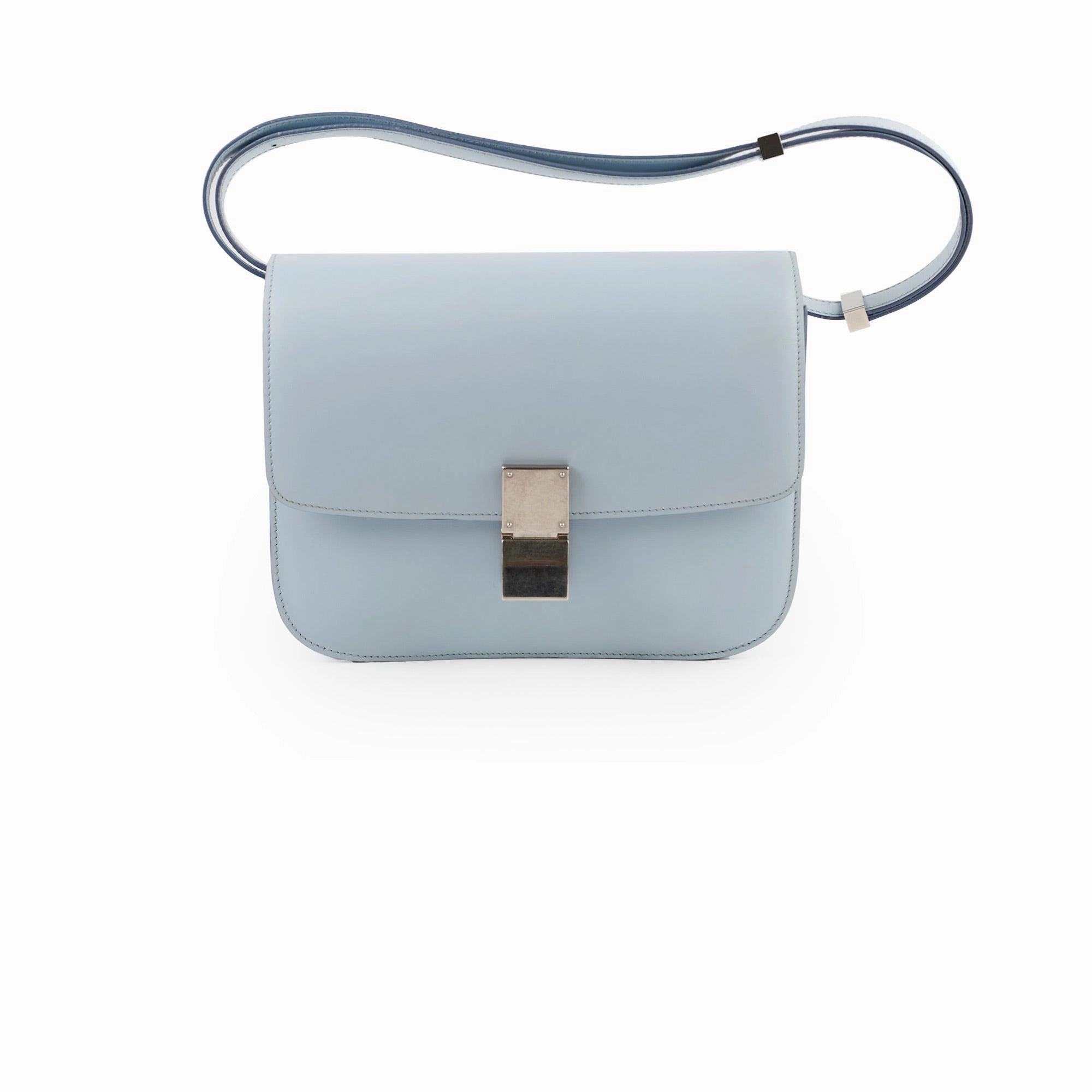 Celine Box Shoulder Bag Light Blue