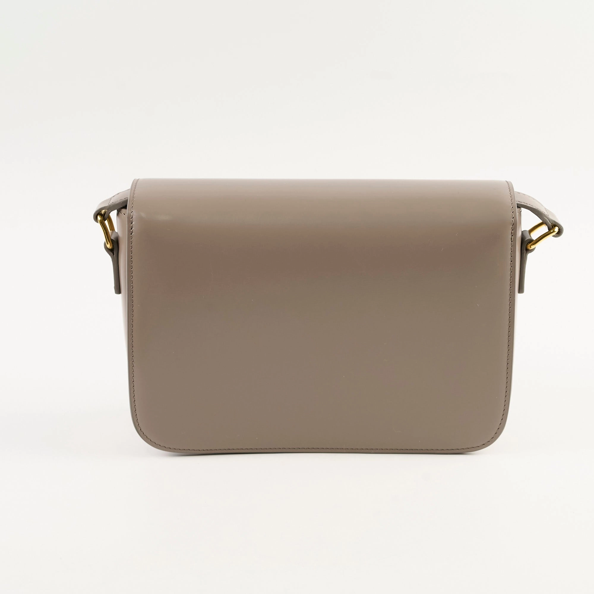 Celine Classique Medium Triomphe Bag Pebble