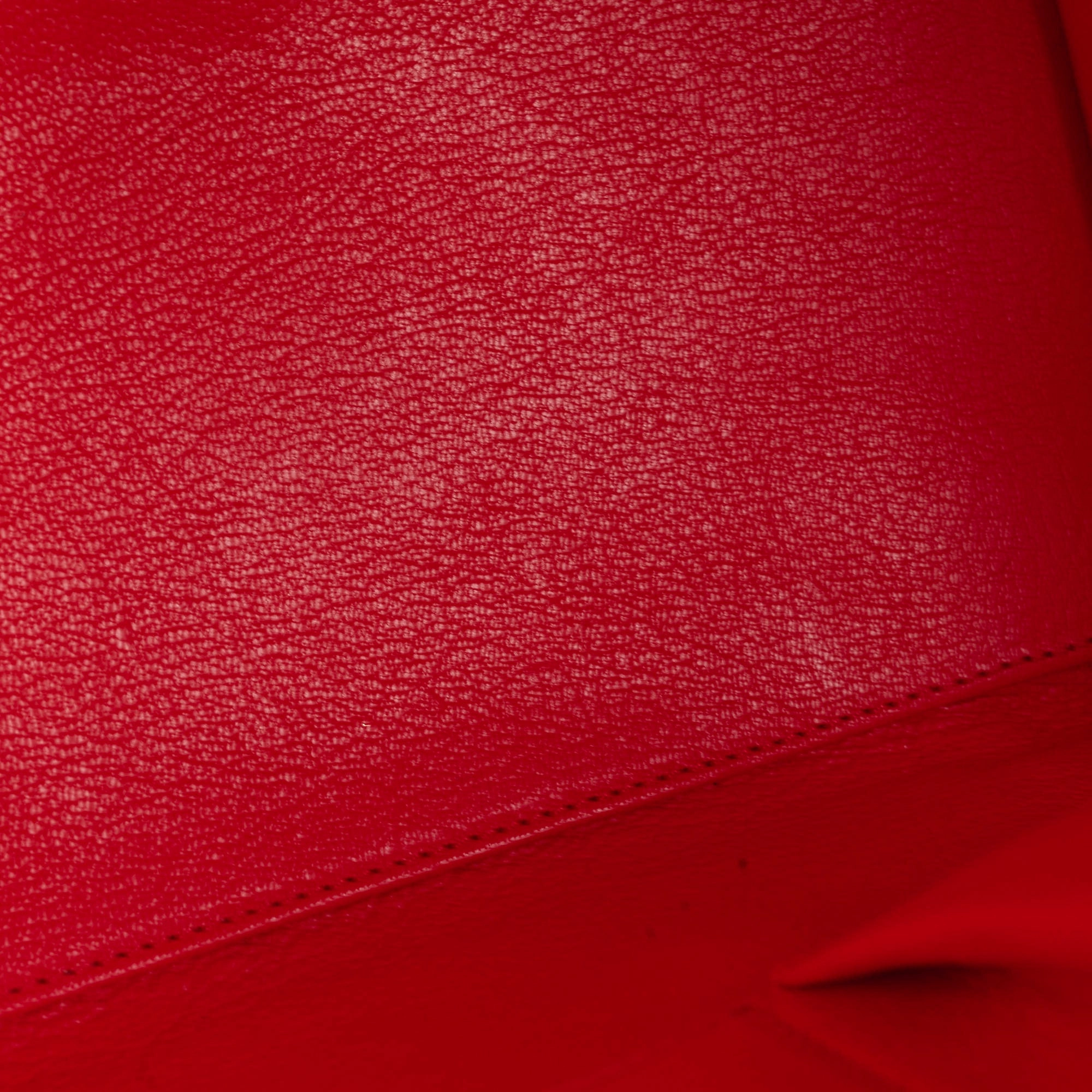 Celine Luggage Micro Red