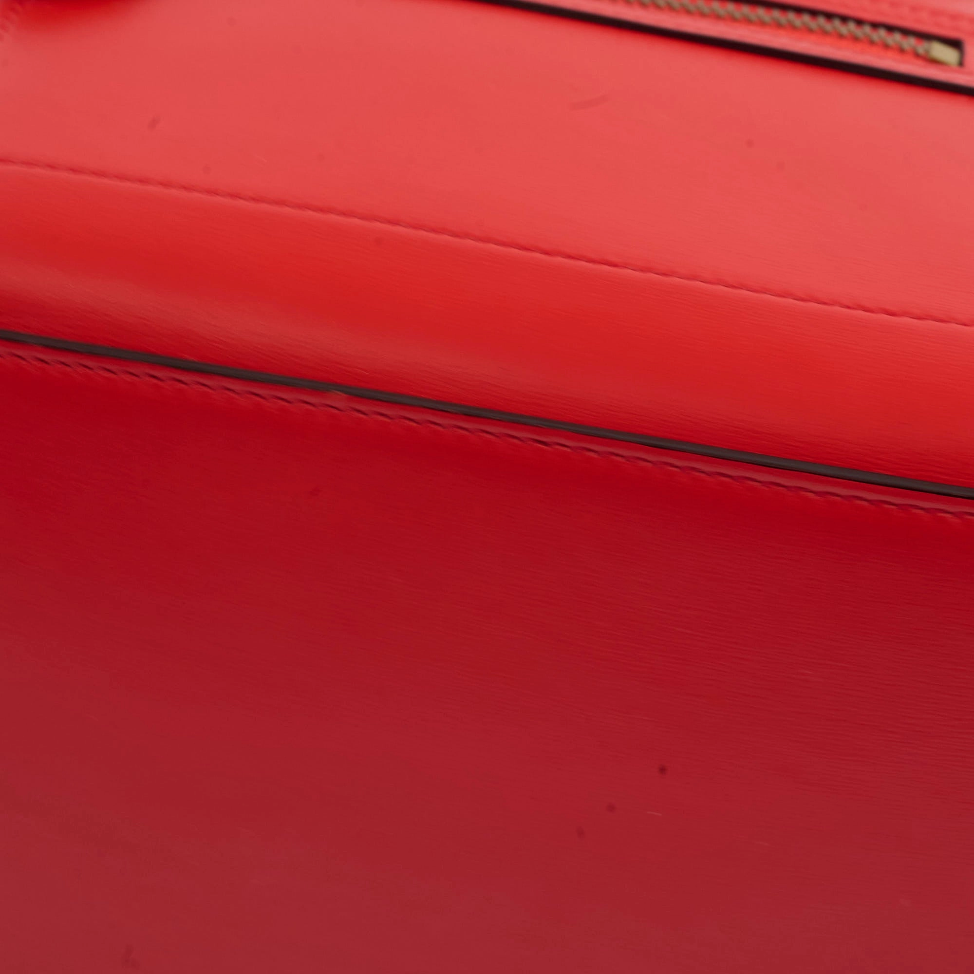 Celine Luggage Micro Red