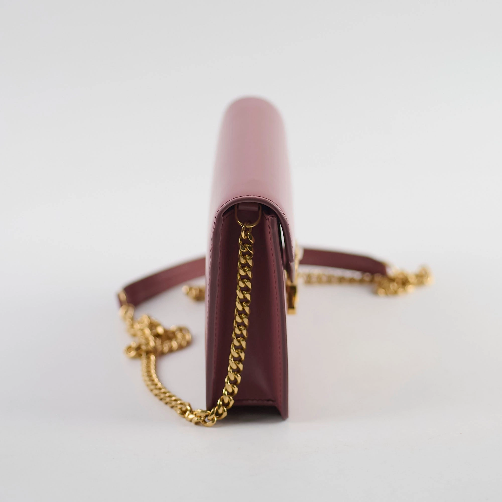 Celine Margo Wallet On Chain Vintage Rose Pink