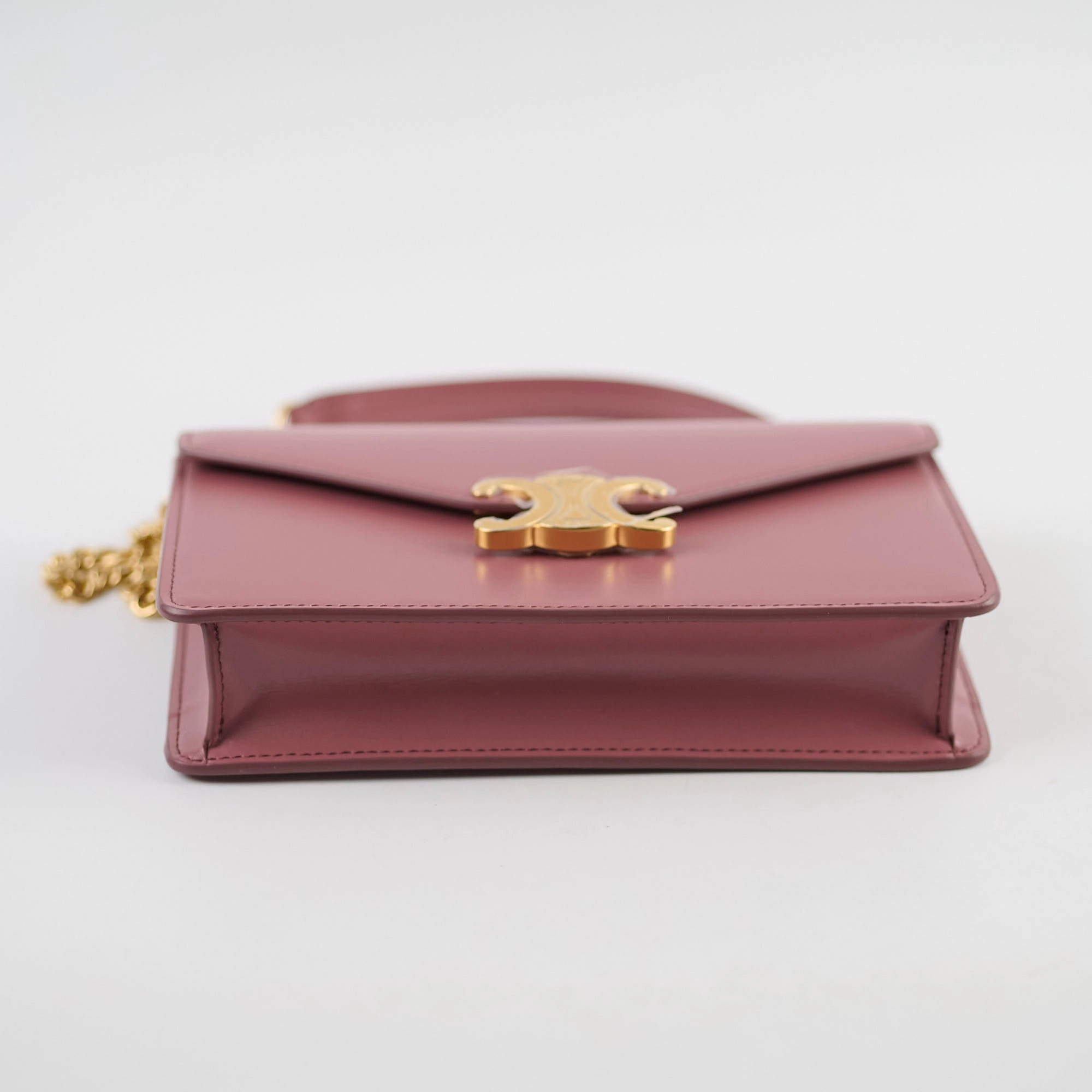 Celine Margo Wallet On Chain Vintage Rose Pink