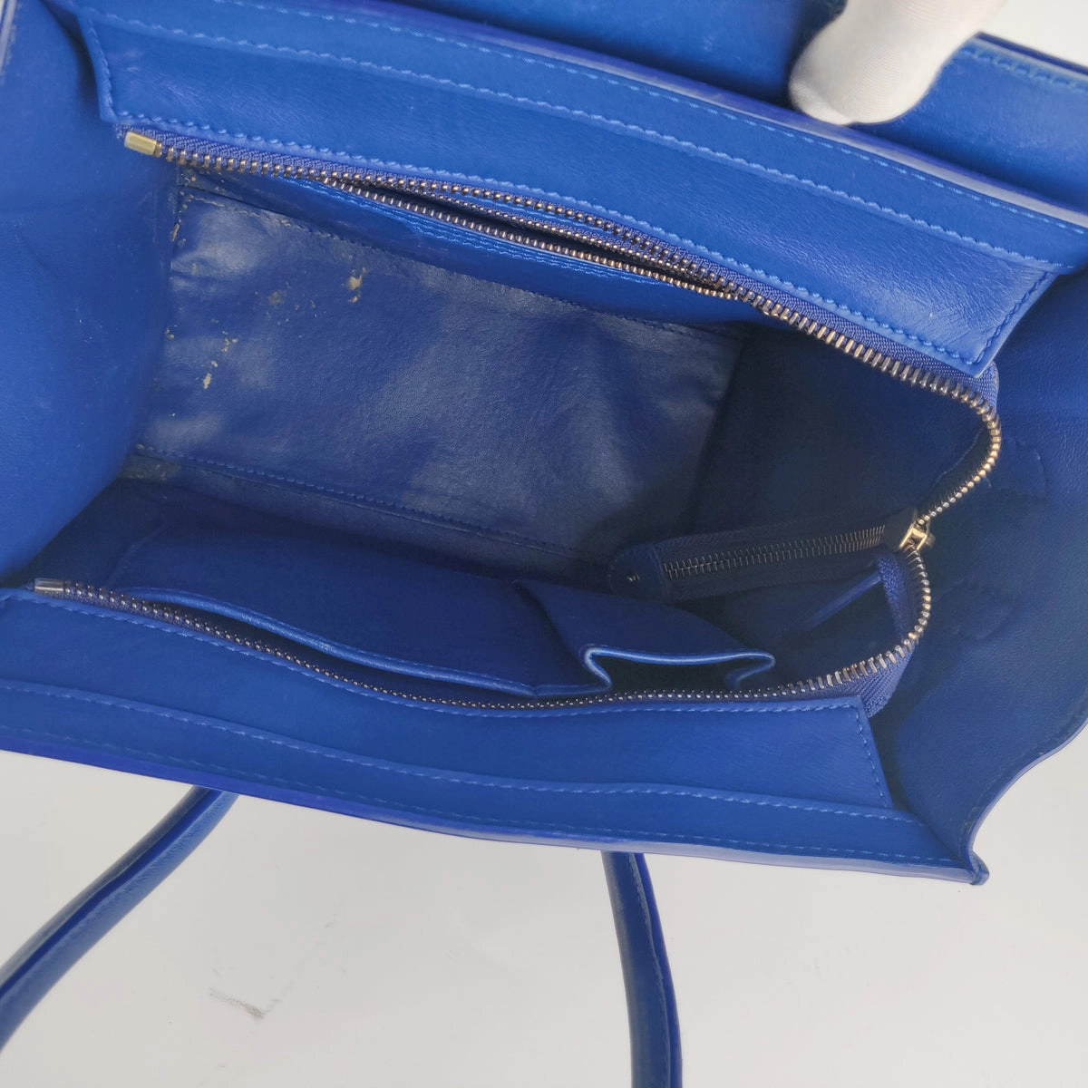 Celine Micro Luggage Blue