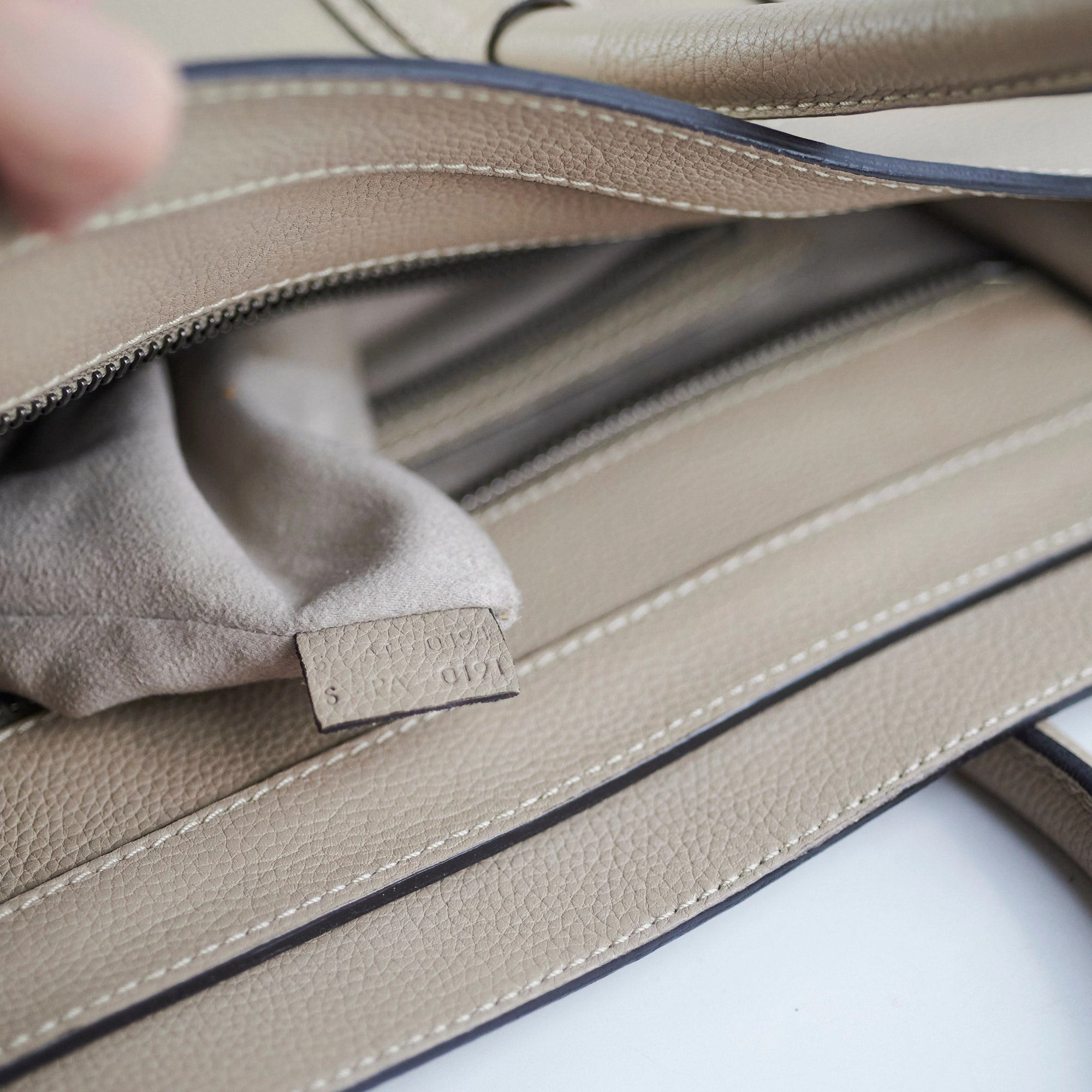 Celine Micro Luggage Tote Beige