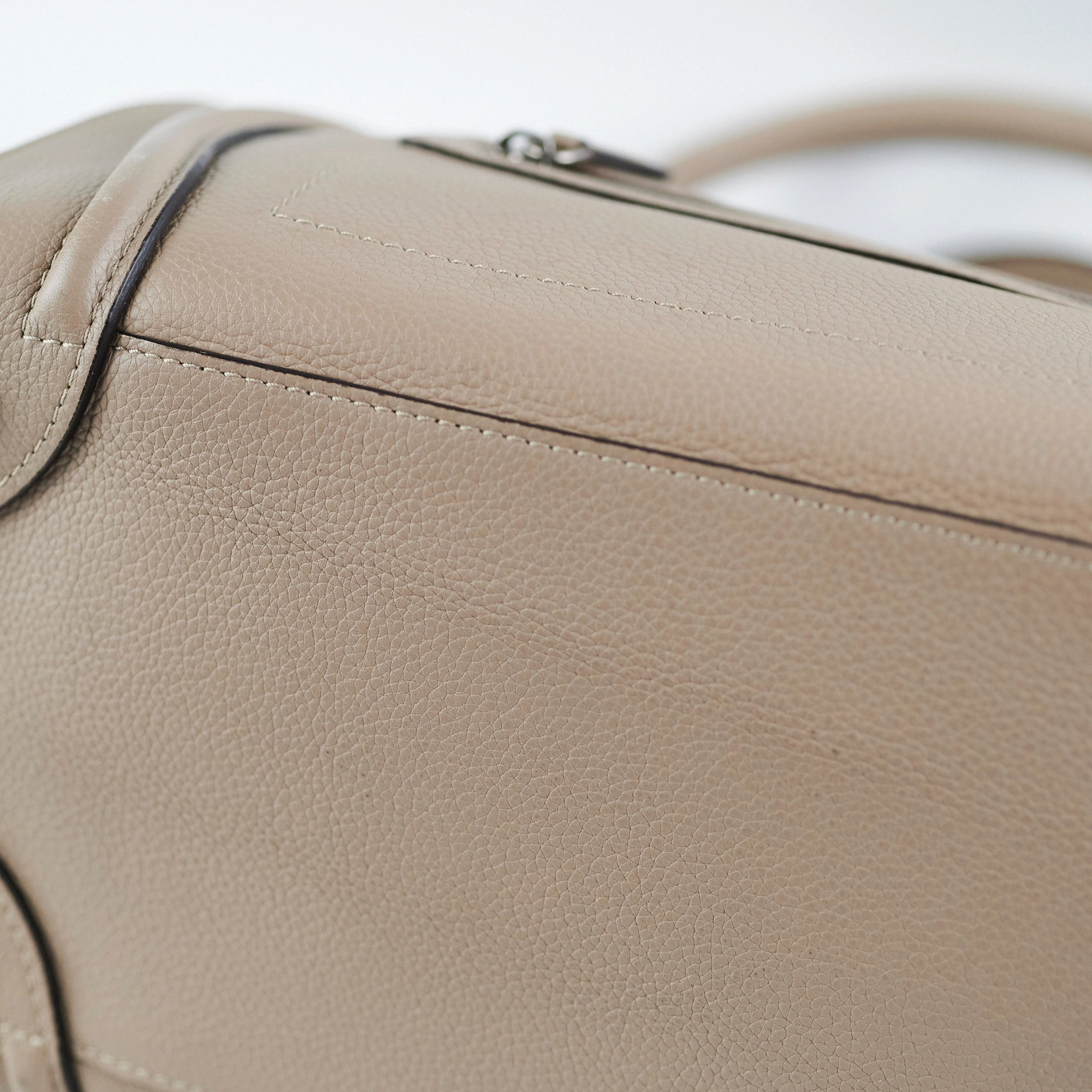 Celine Micro Luggage Tote Beige