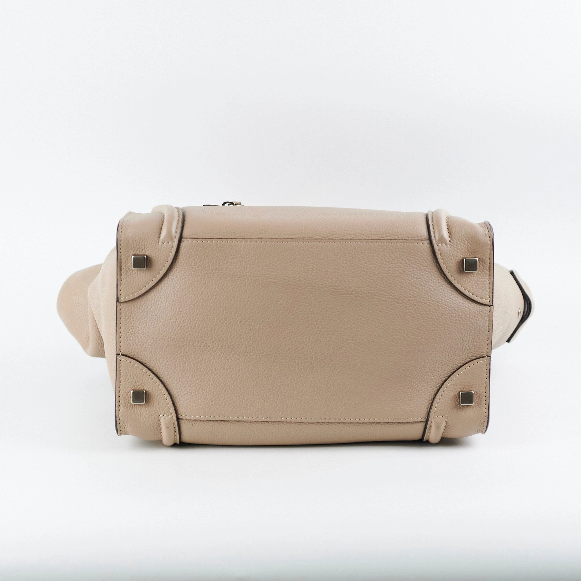 Celine Micro Luggage Tote Beige