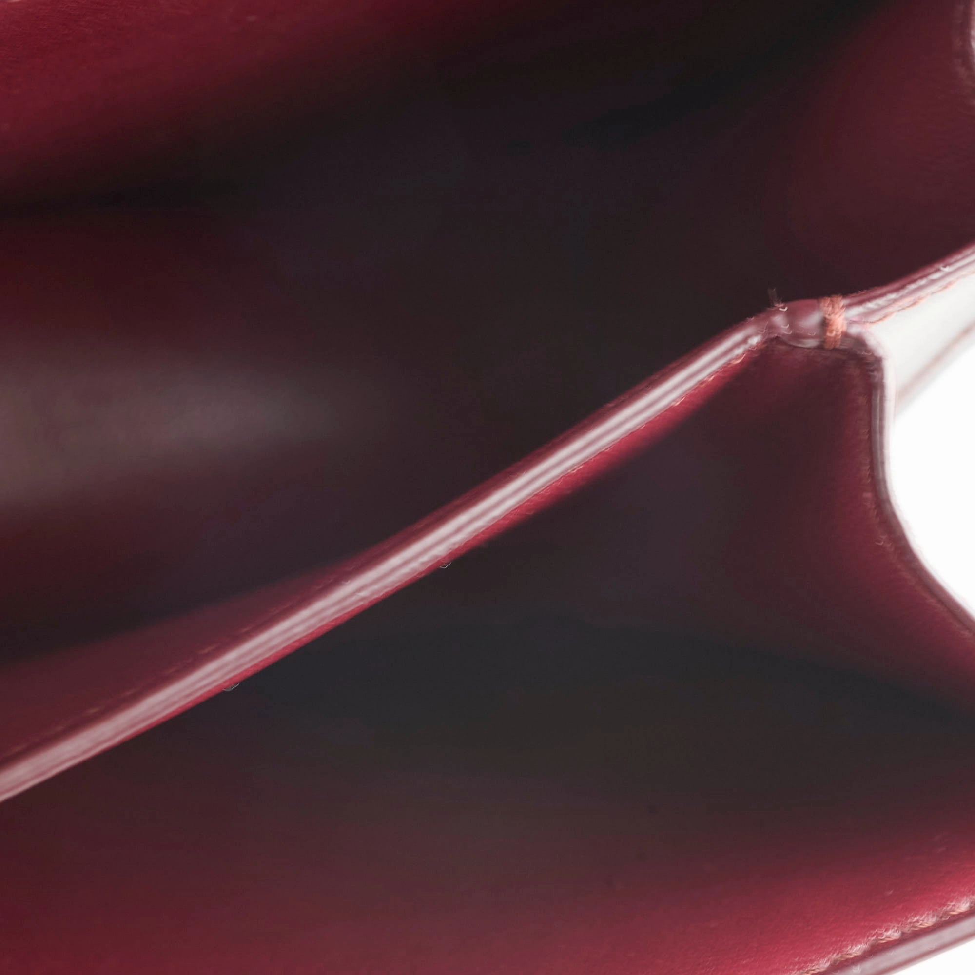 Celine Mini Box Bag Burgundy