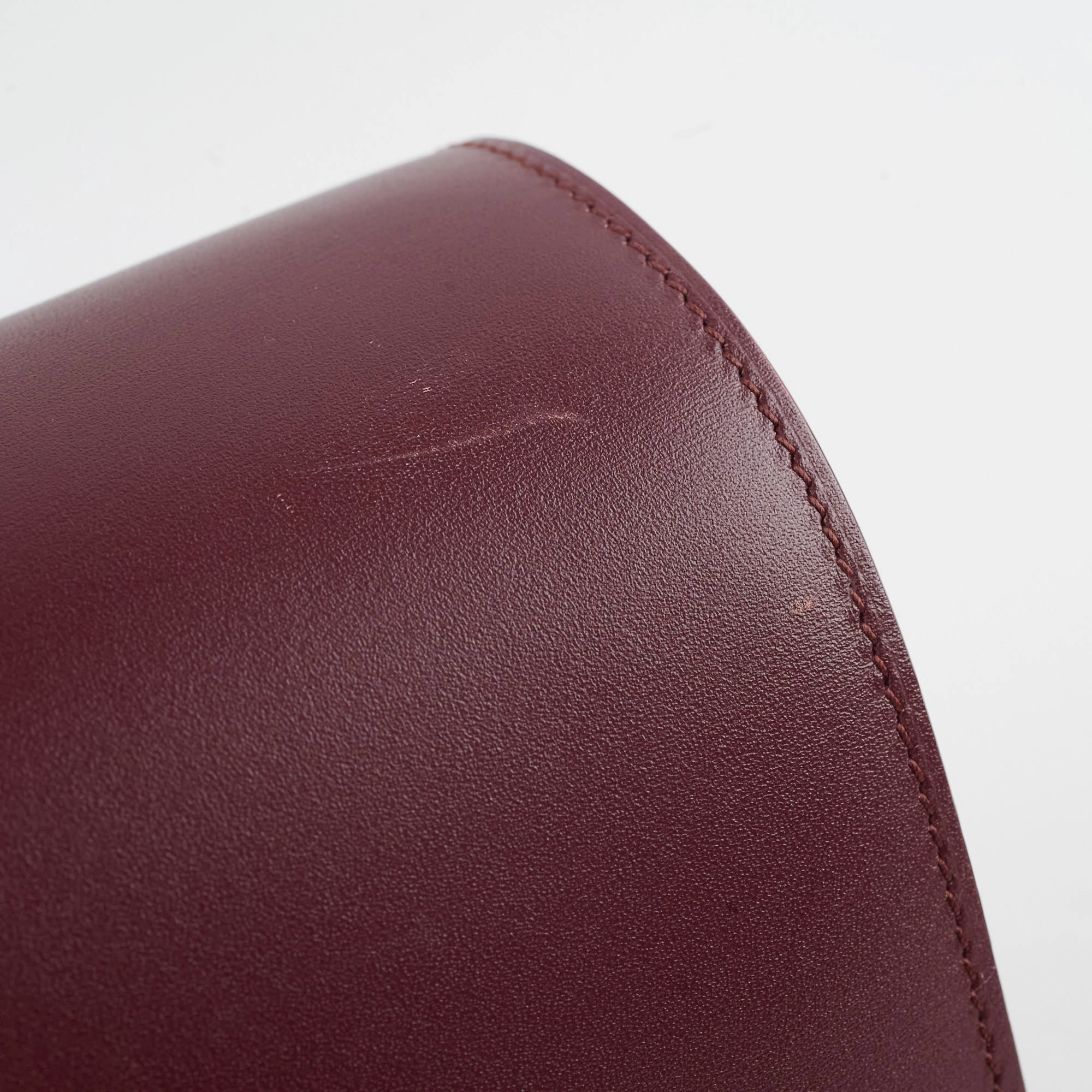 Celine Mini Box Bag Burgundy