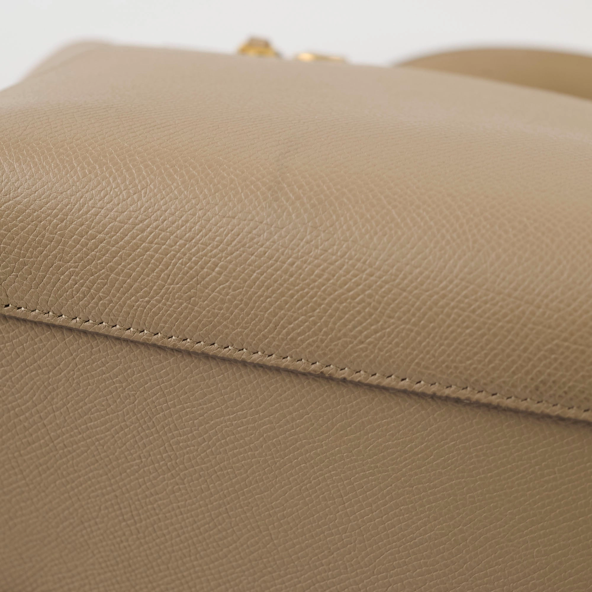 Celine Nano Grained Calfskin Belt Bag Taupe