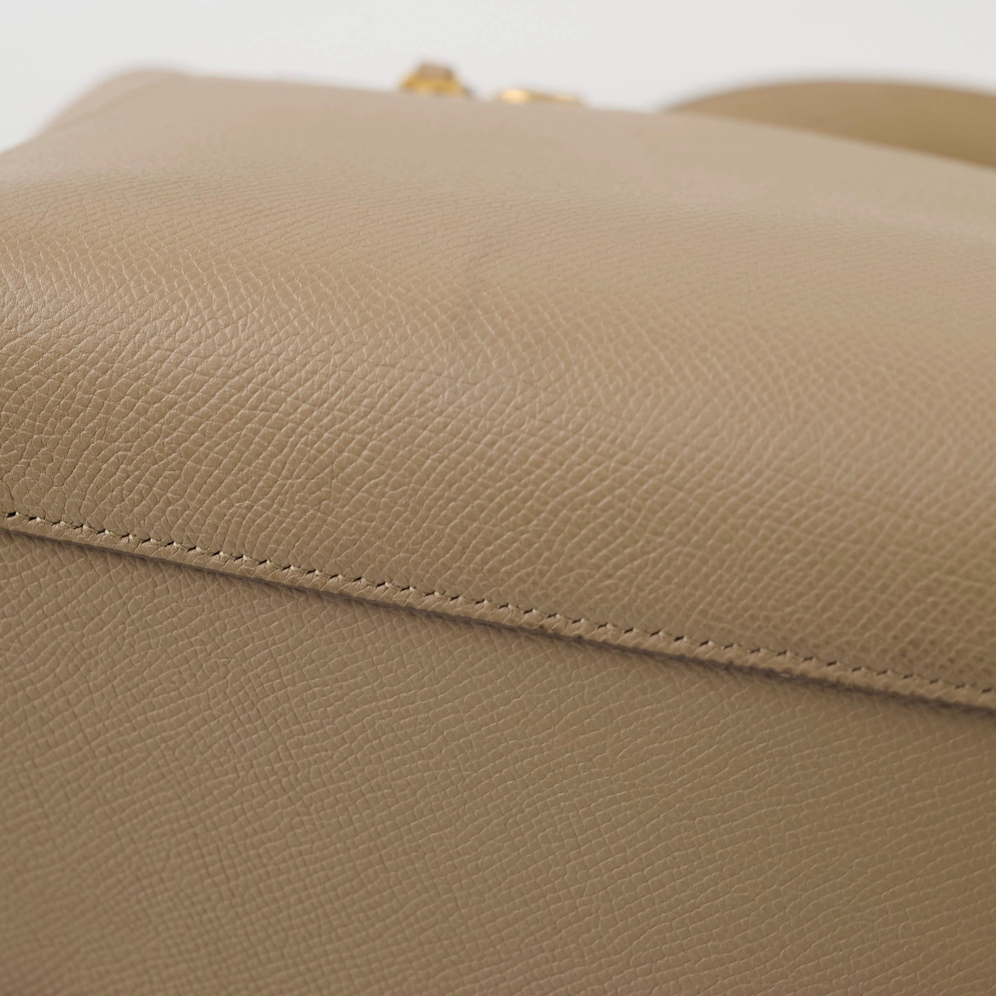 Celine Nano Grained Calfskin Belt Bag Taupe