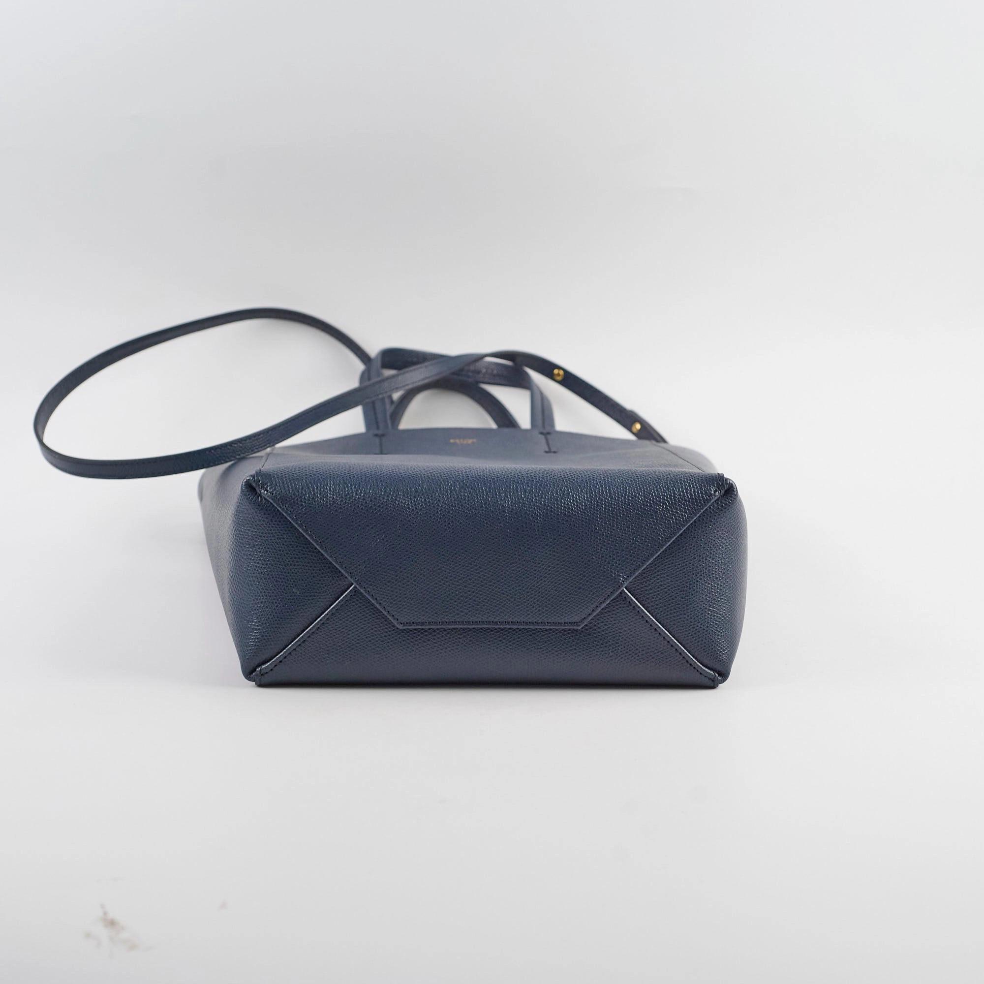 Celine Navy Shopper Tote