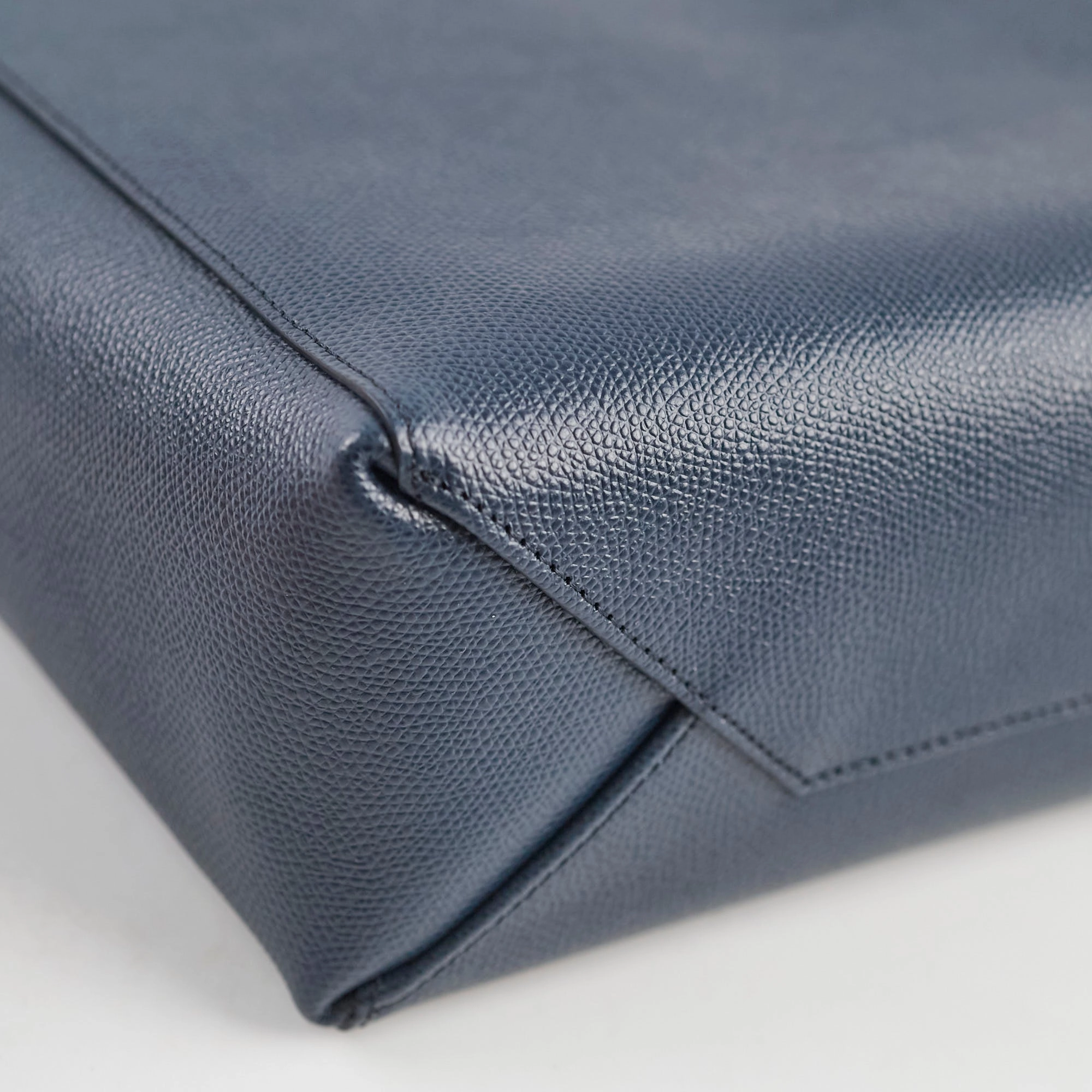 Celine Navy Shopper Tote