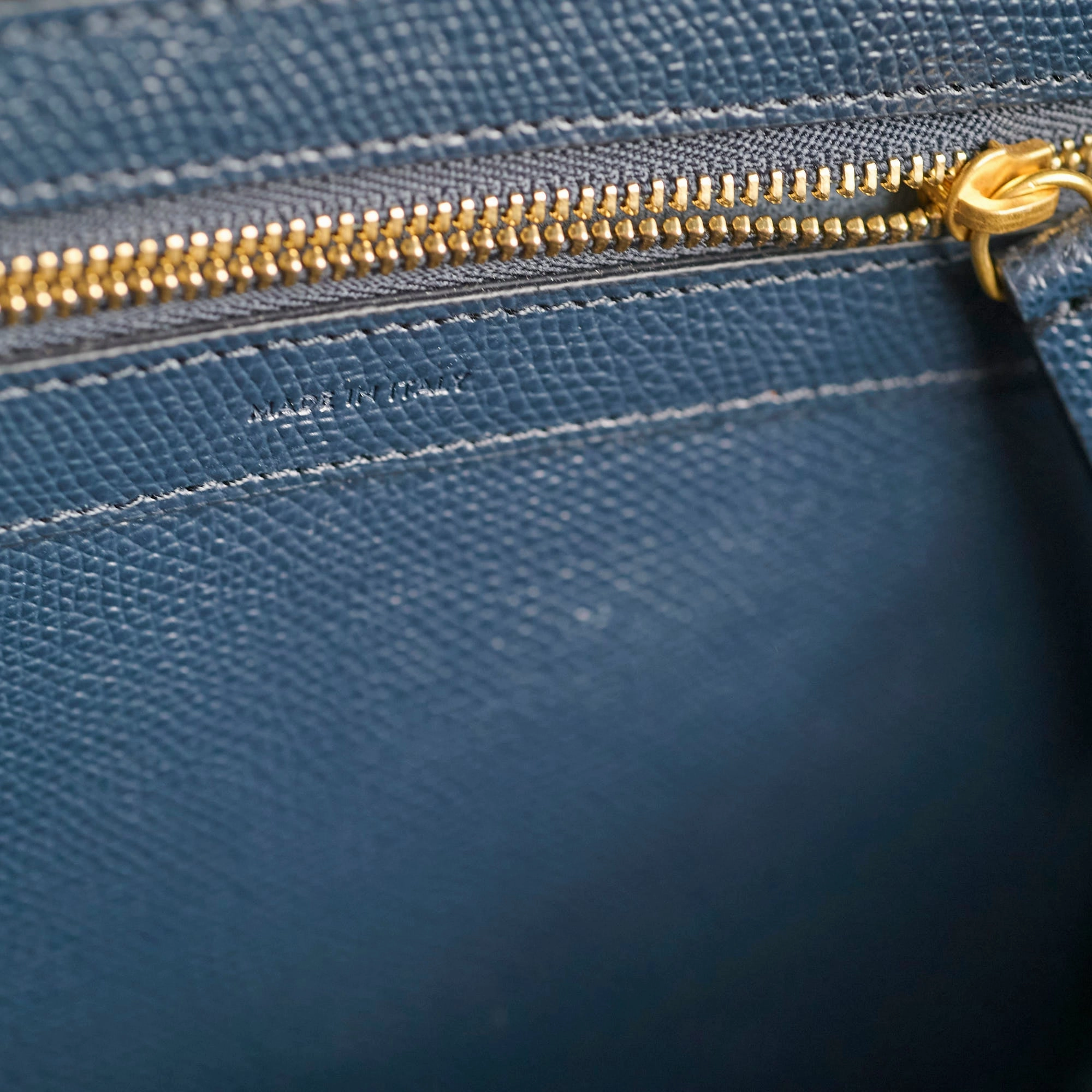 Celine Navy Shopper Tote