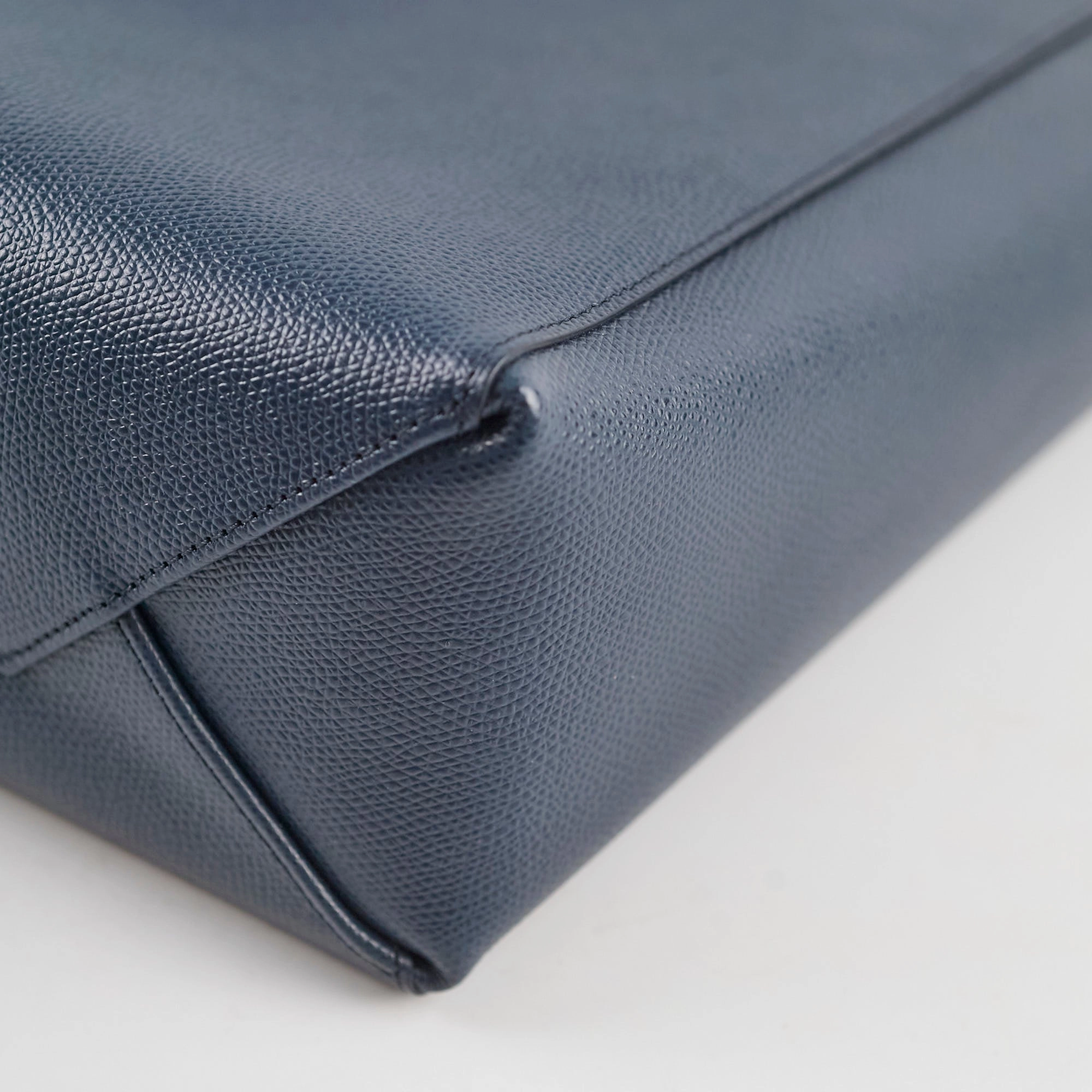 Celine Navy Shopper Tote