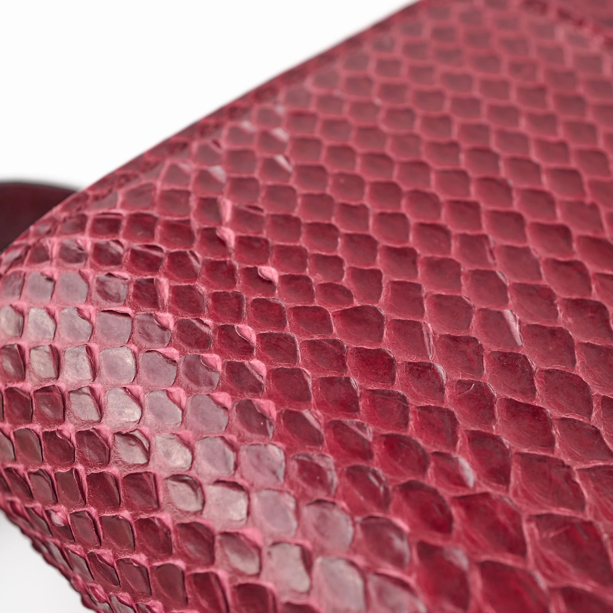 Celine Python Medium Classic Box Burgundy