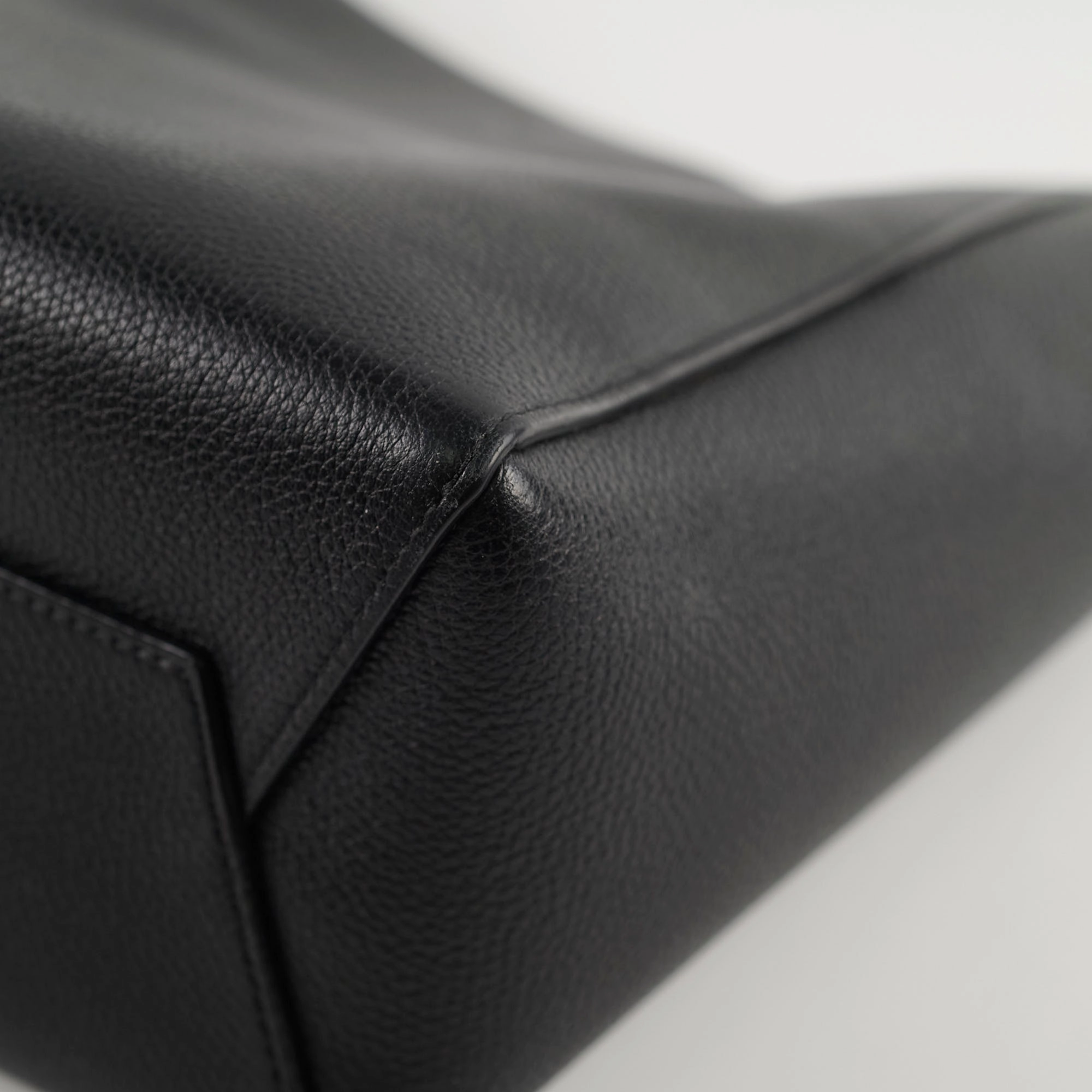 Celine Sangle Bucket Bag Black