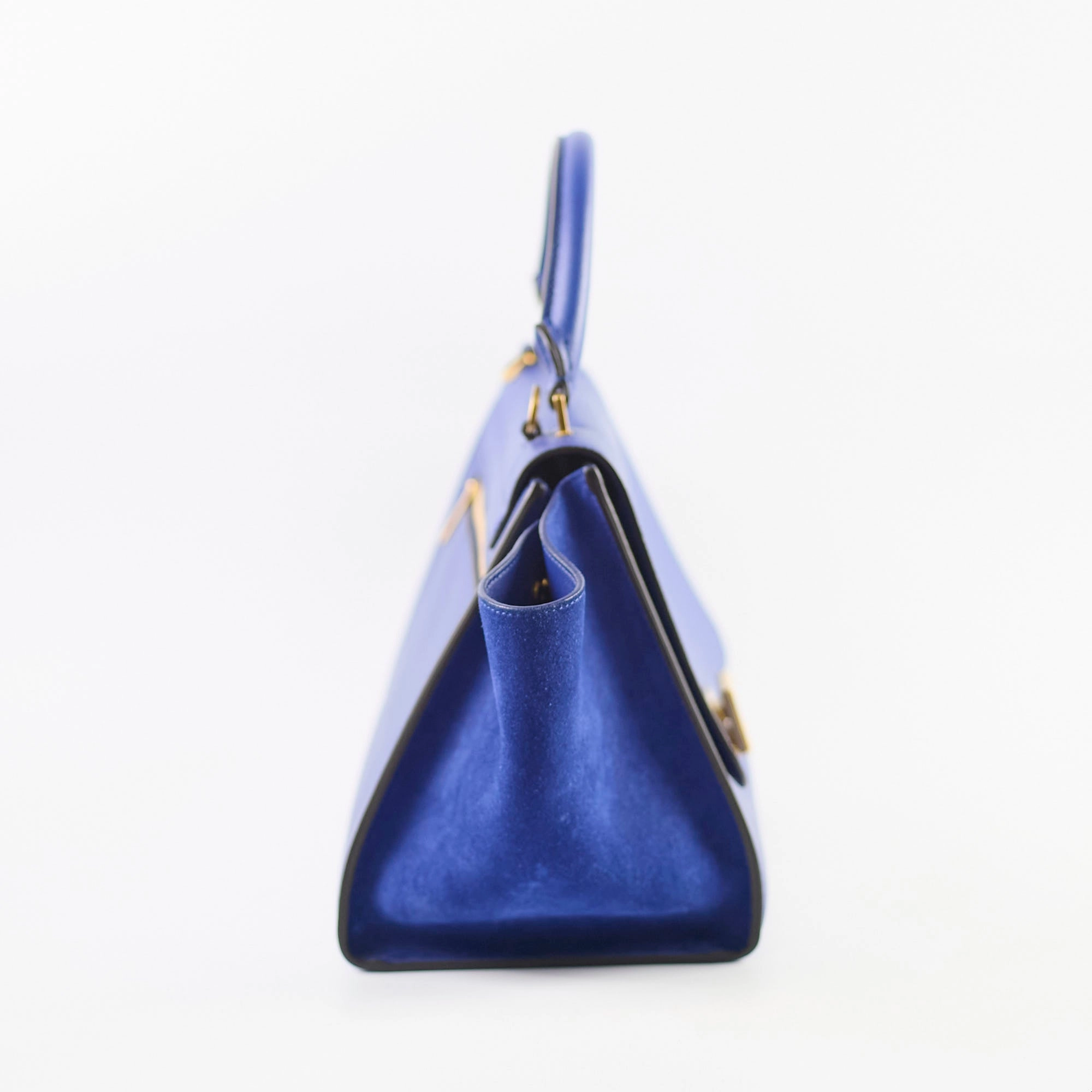 Celine Small Trapeze Bag Blue