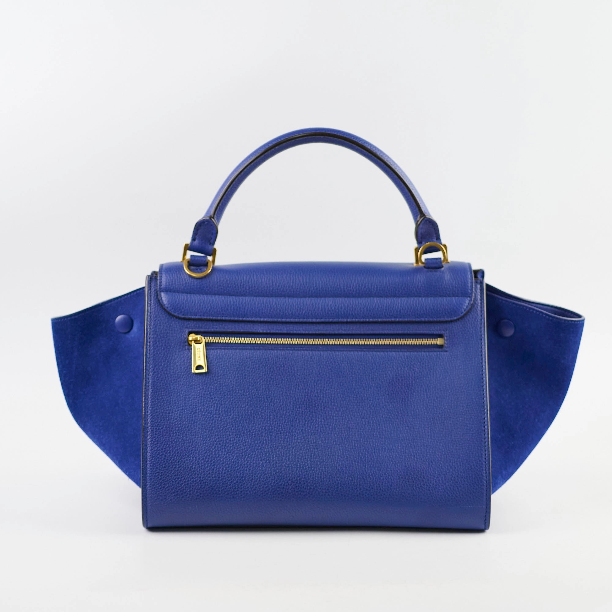 Celine Small Trapeze Bag Blue