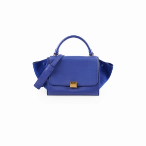 Celine Small Trapeze Bag Blue