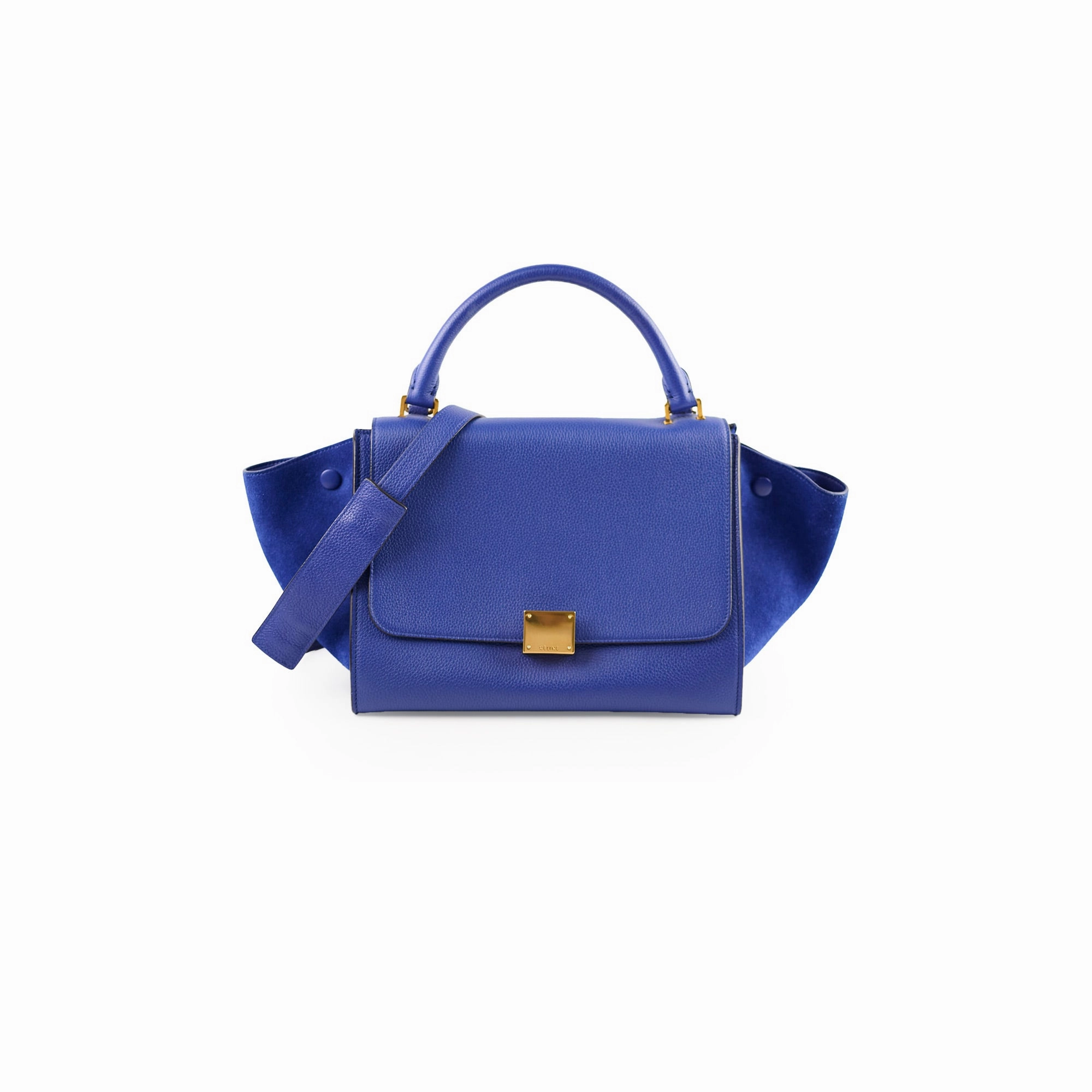 Celine Small Trapeze Bag Blue