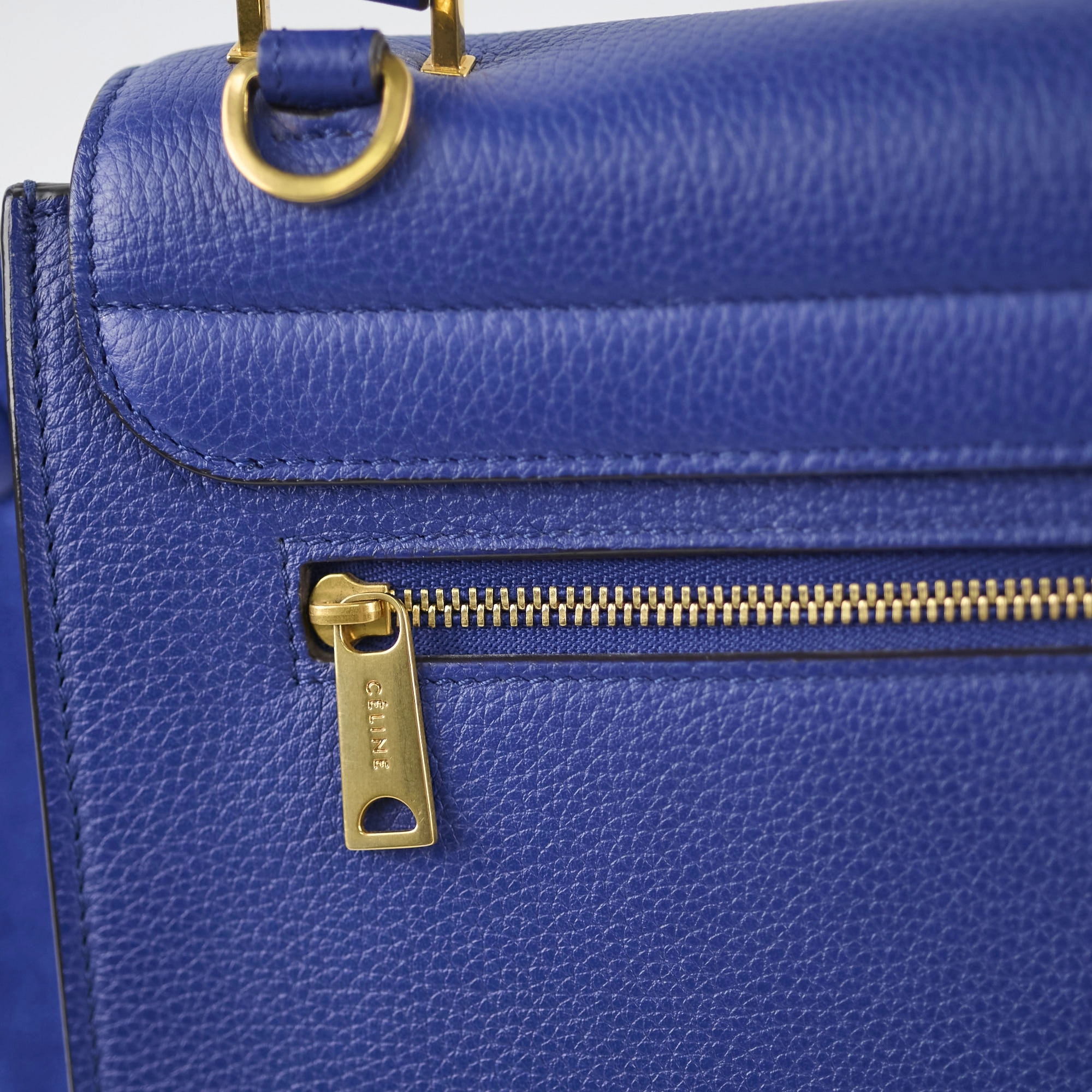 Celine Small Trapeze Bag Blue