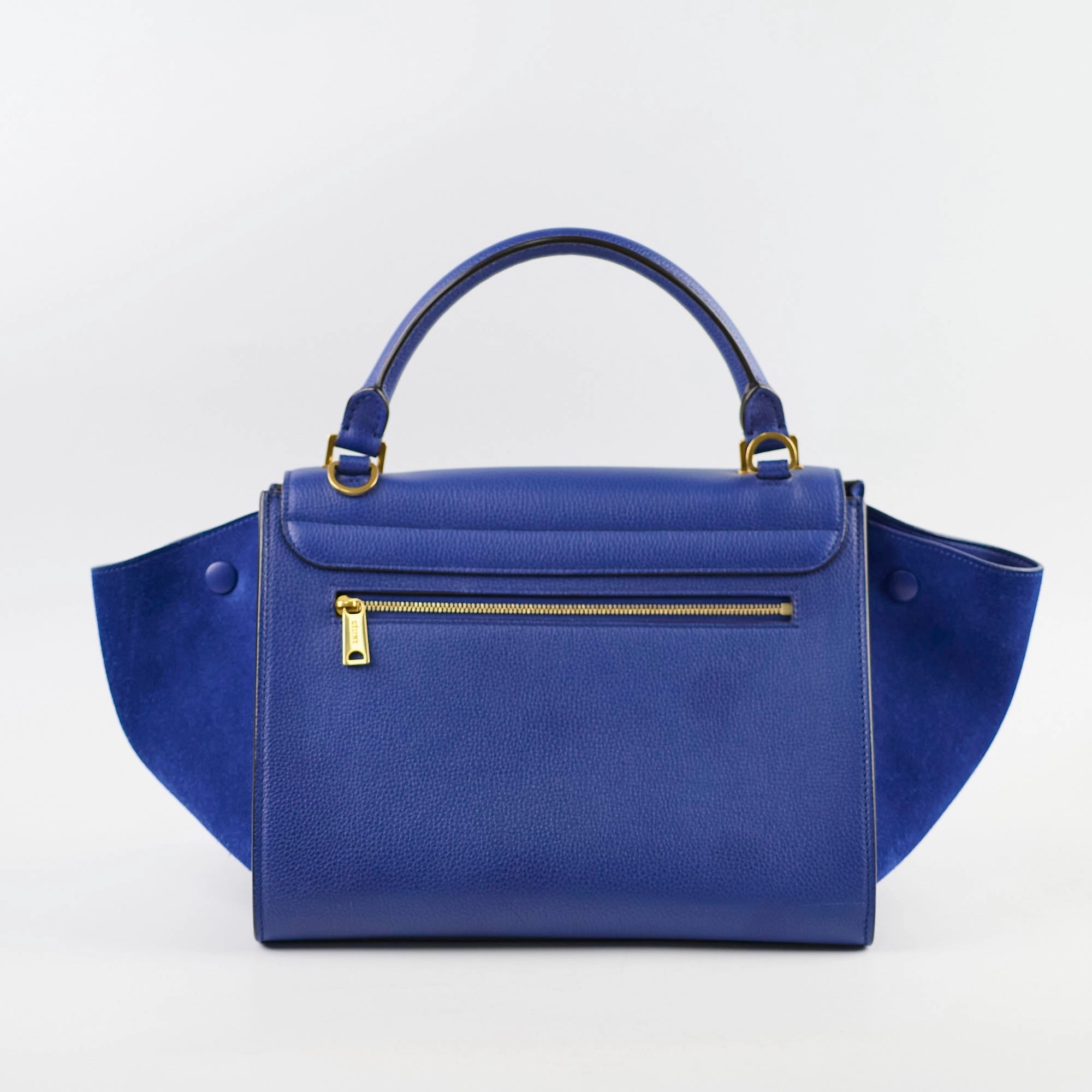 Celine Small Trapeze Bag Blue