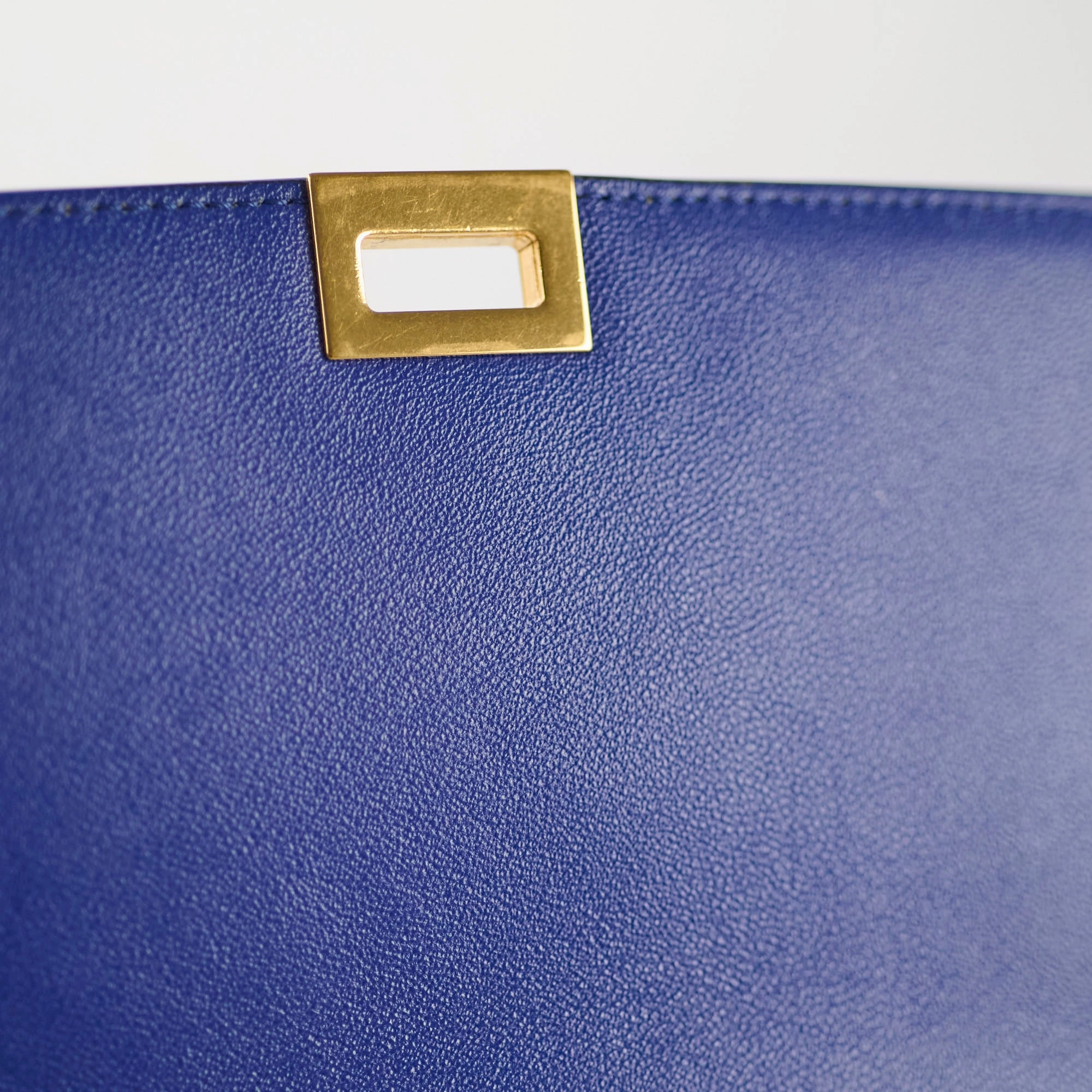 Celine Small Trapeze Bag Blue