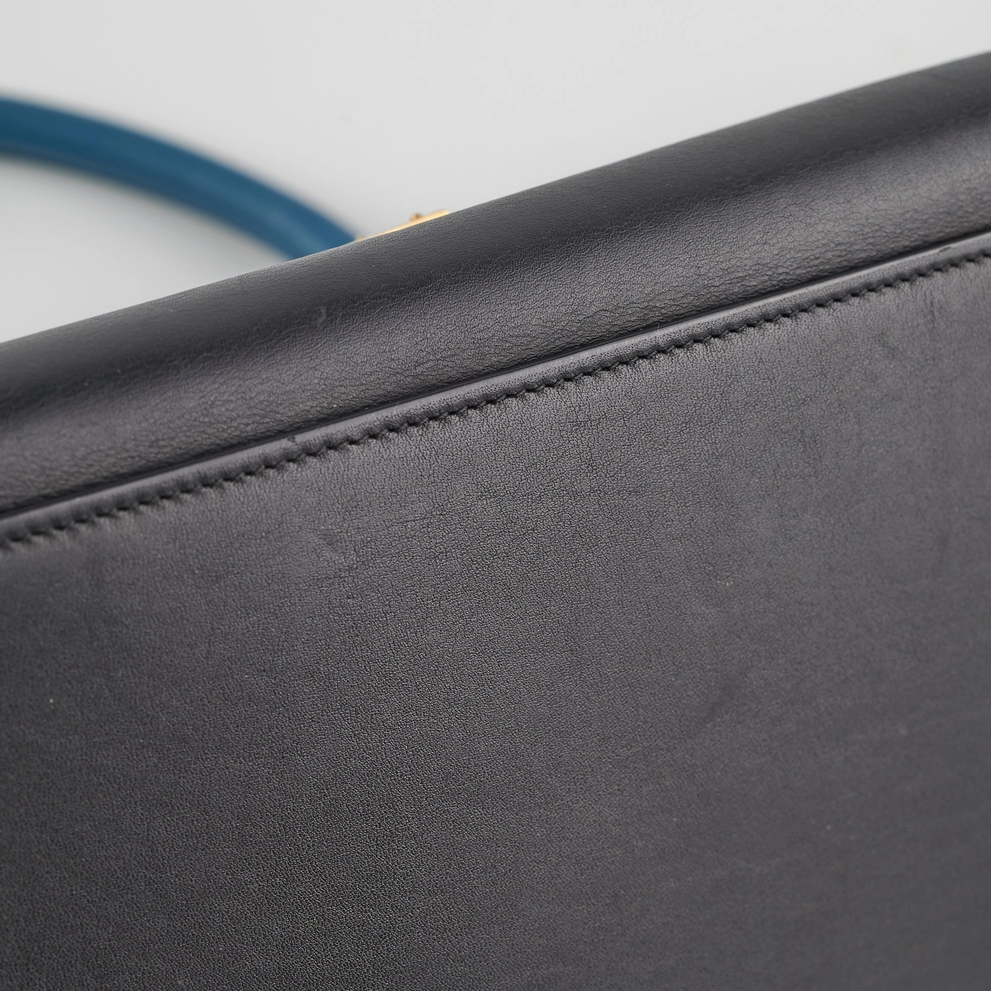 Celine Small Trapeze Blue/Black