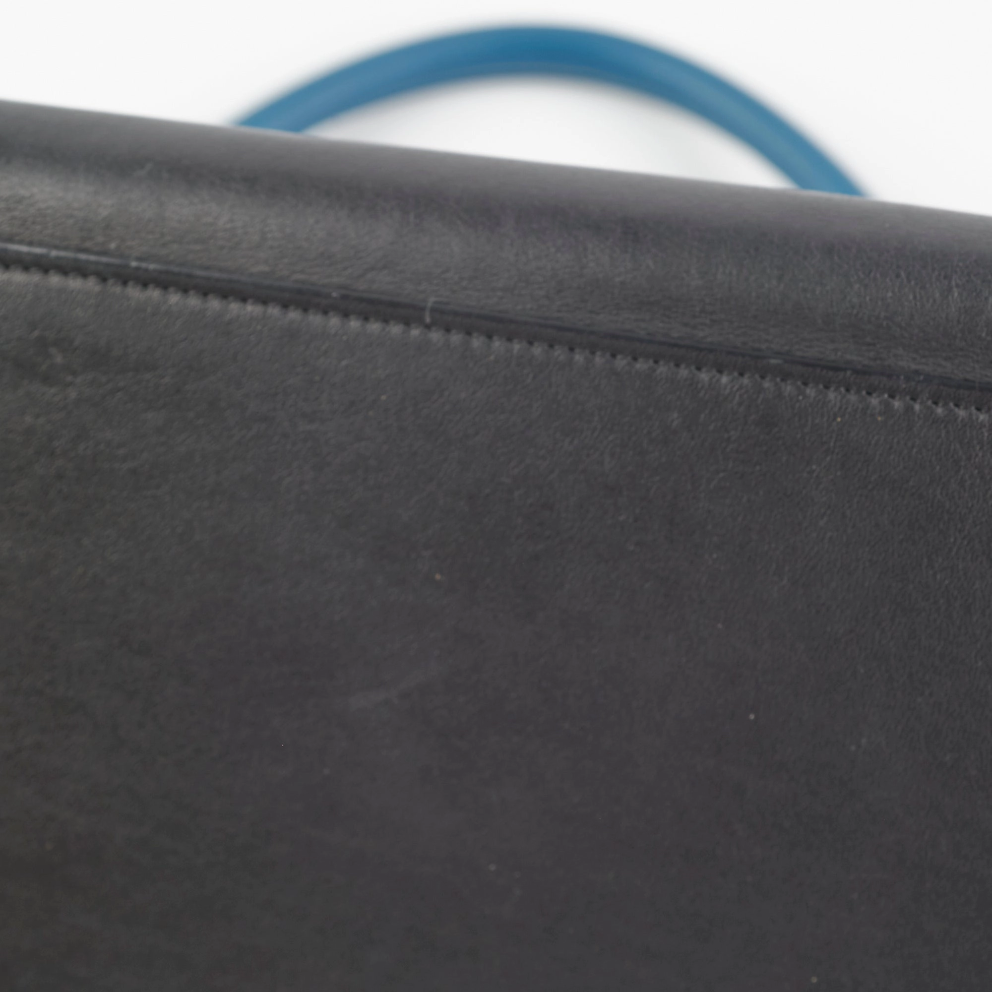Celine Small Trapeze Blue/Black