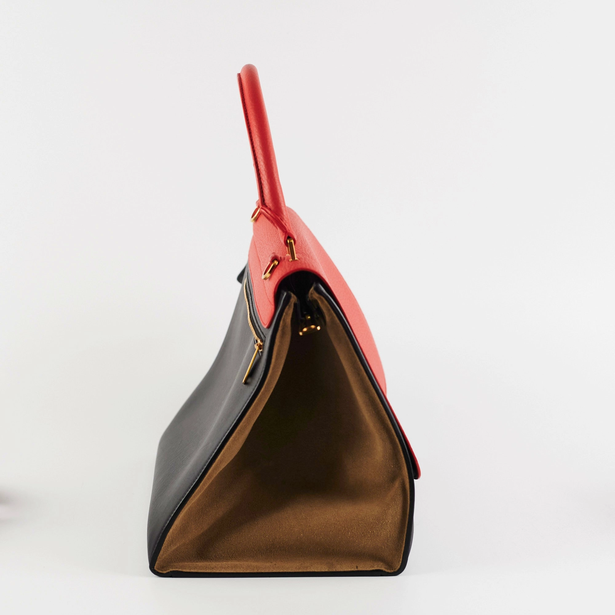 Celine Trapeze Coral/Black Small