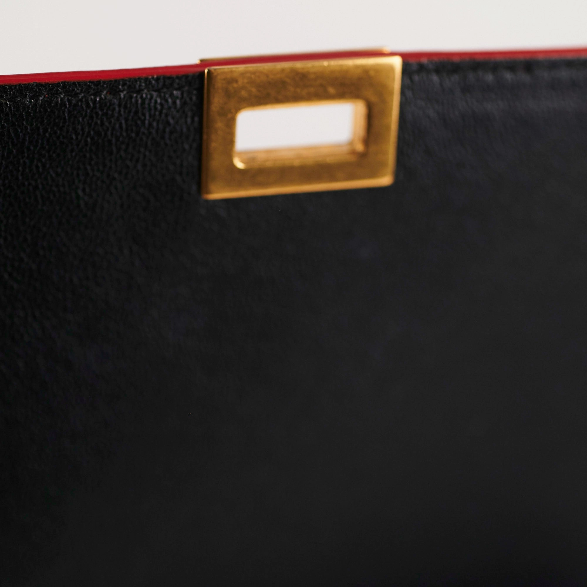 Celine Trapeze Coral/Black Small