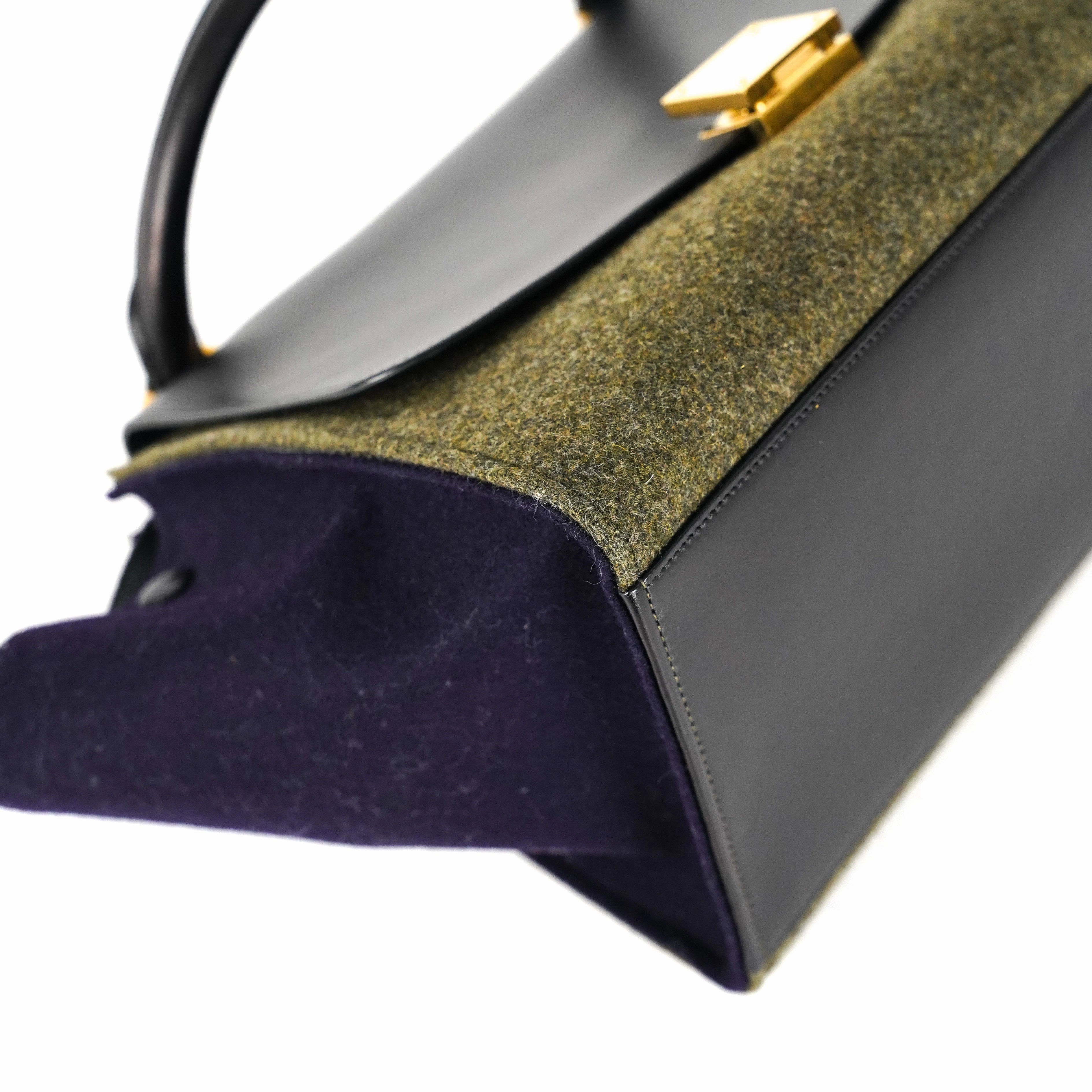 Celine Trapeze Khaki and Navy Bag