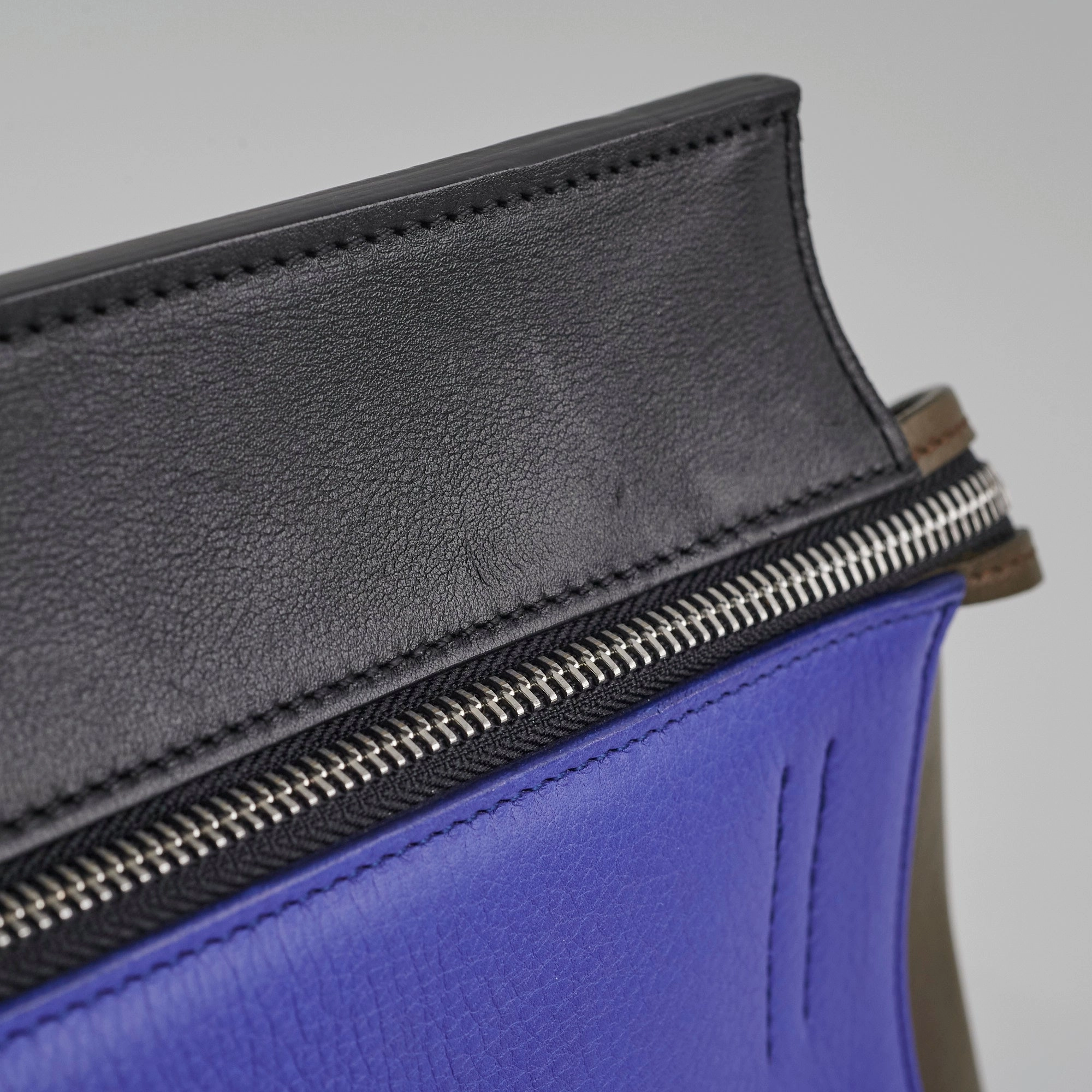 Celine Tri-colour Leather Edge Shoulder Bag