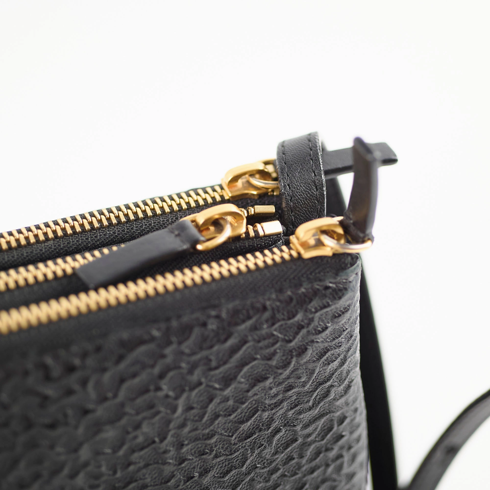 Celine Trio Crossbody Bag Black