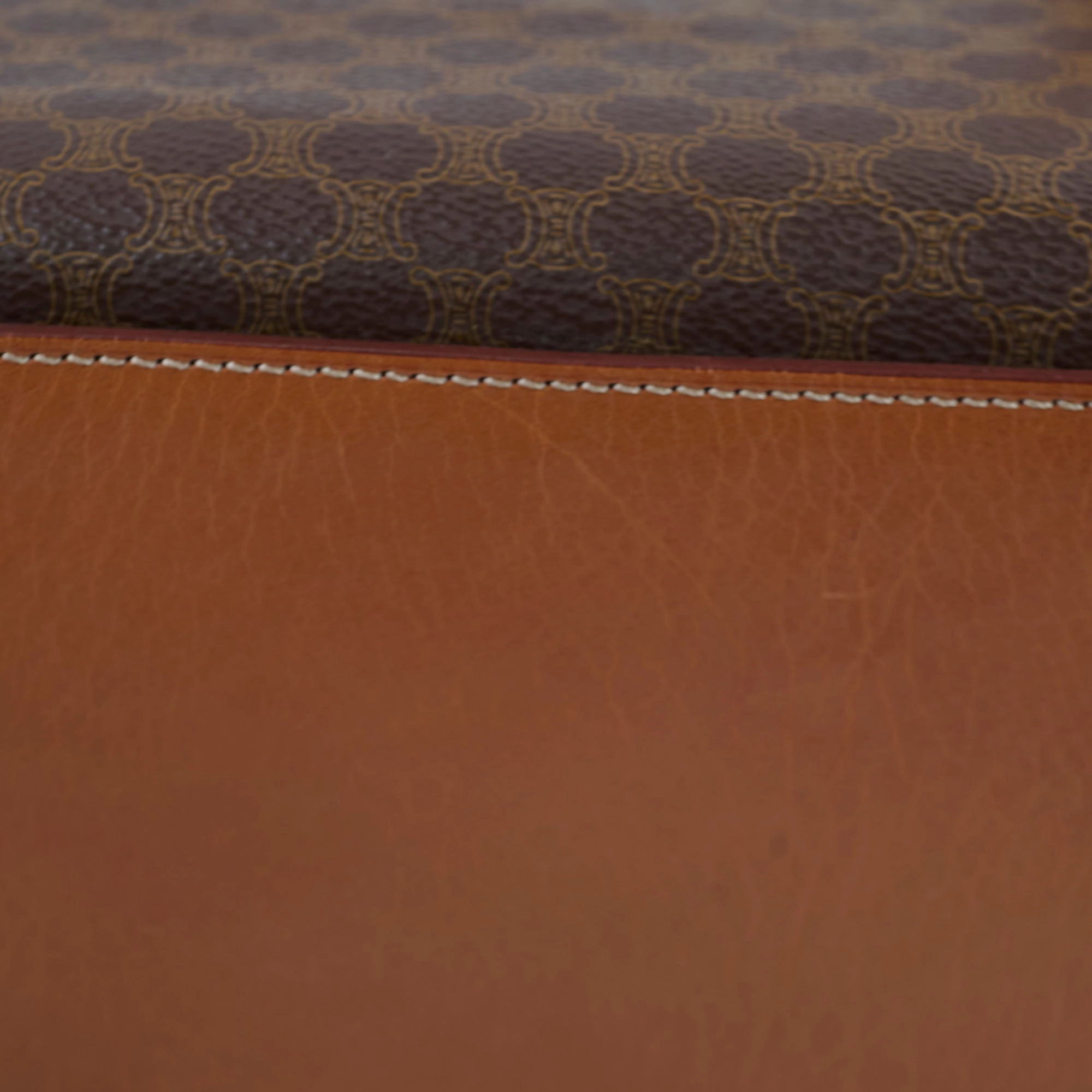 Celine Vintage Brown Shoulder Tote