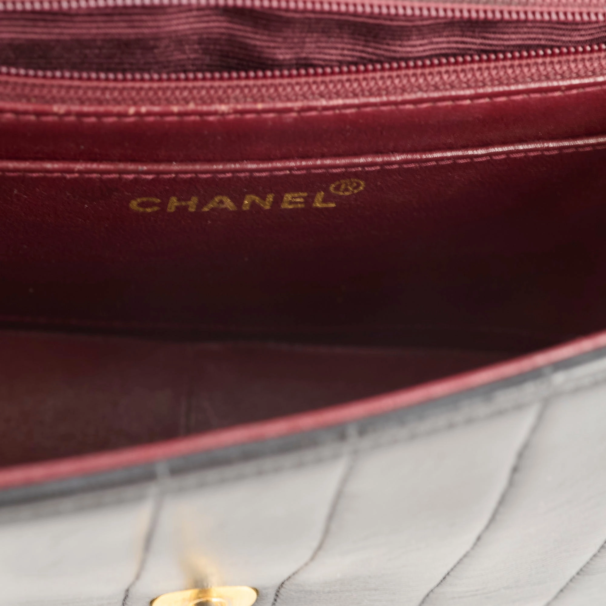 Chanel 1991-1994 Lambskin Mademoiselle Flap Black