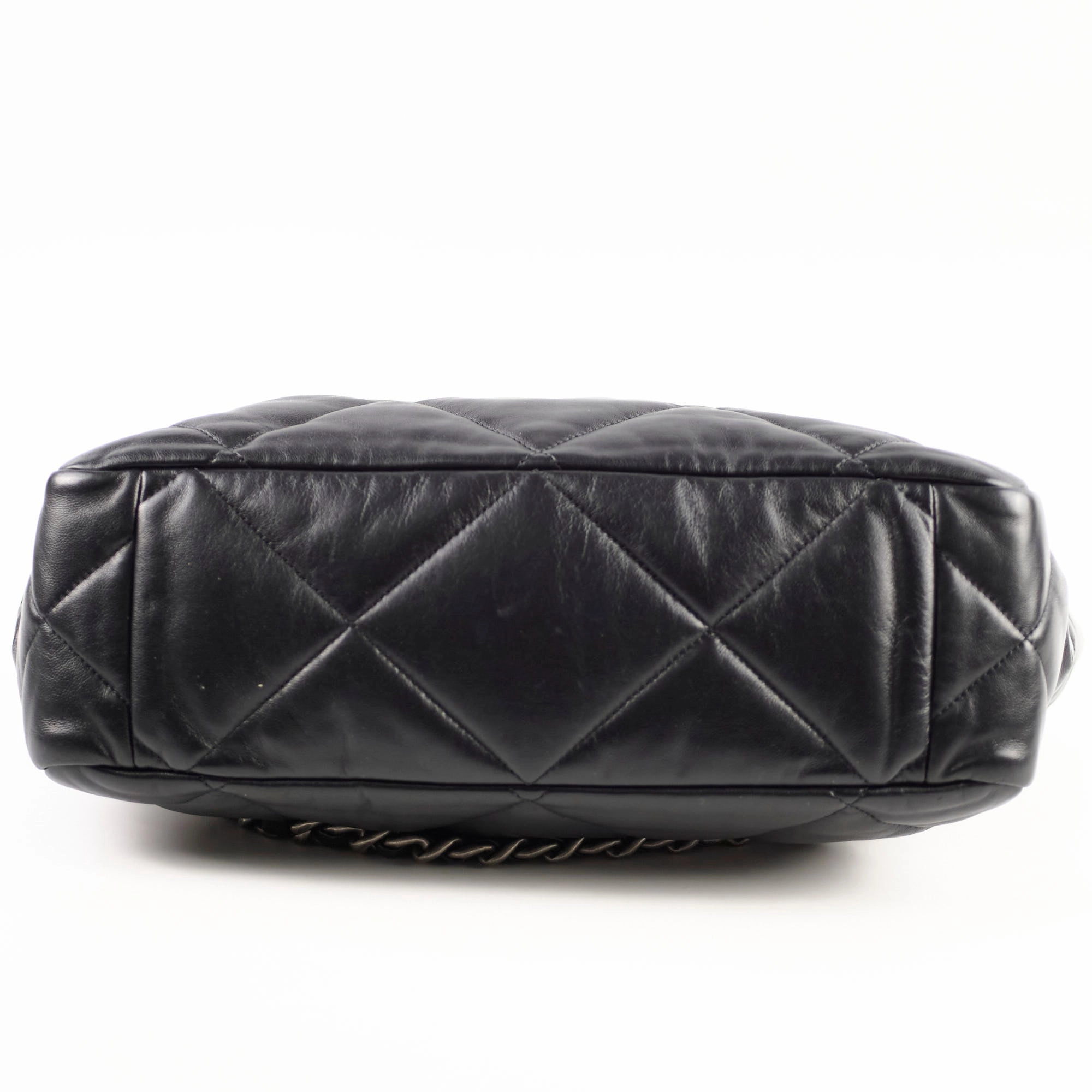Chanel 19 Black Shoulder Tote Bag- Microchipped 2022
