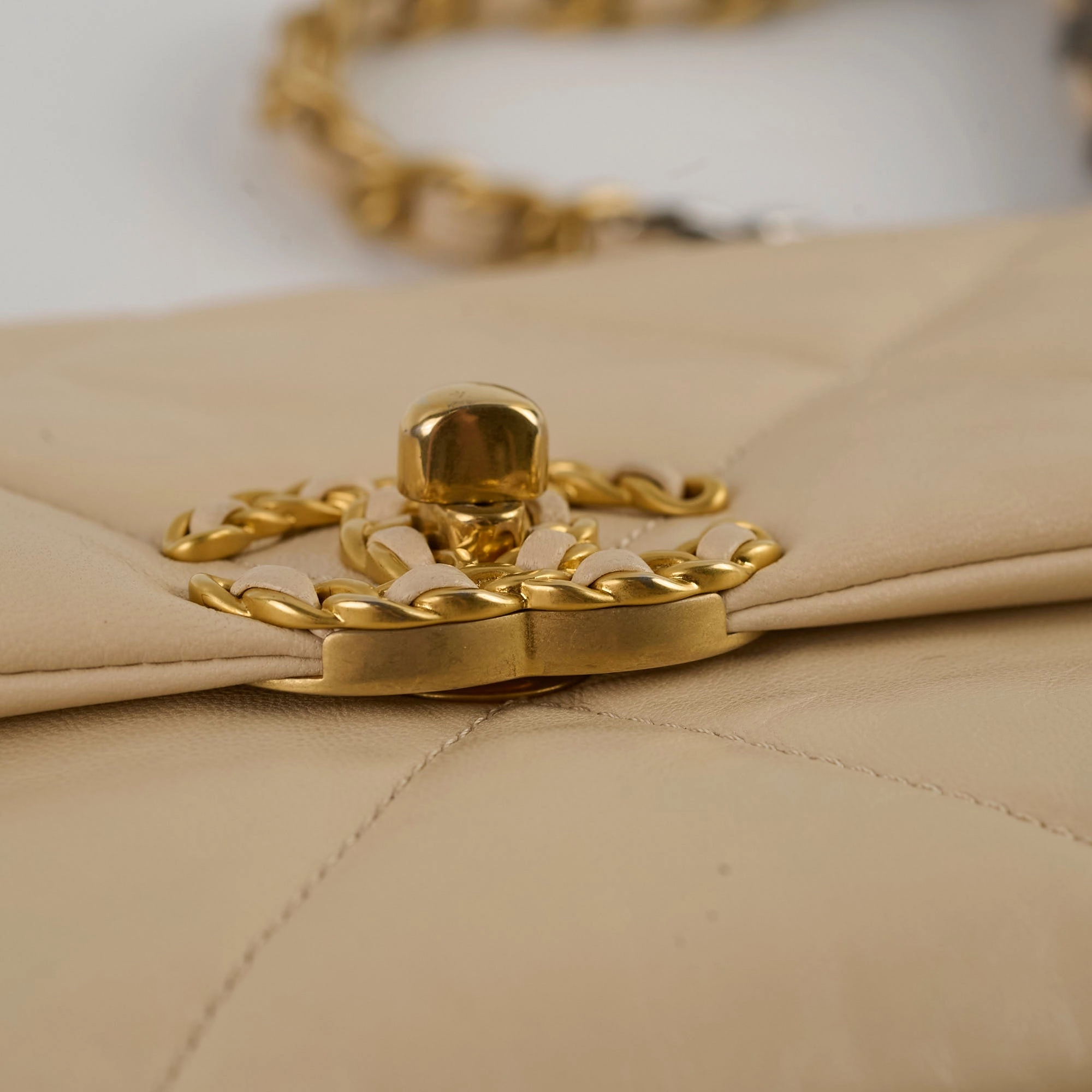 Chanel 19 Small Beige Series 30