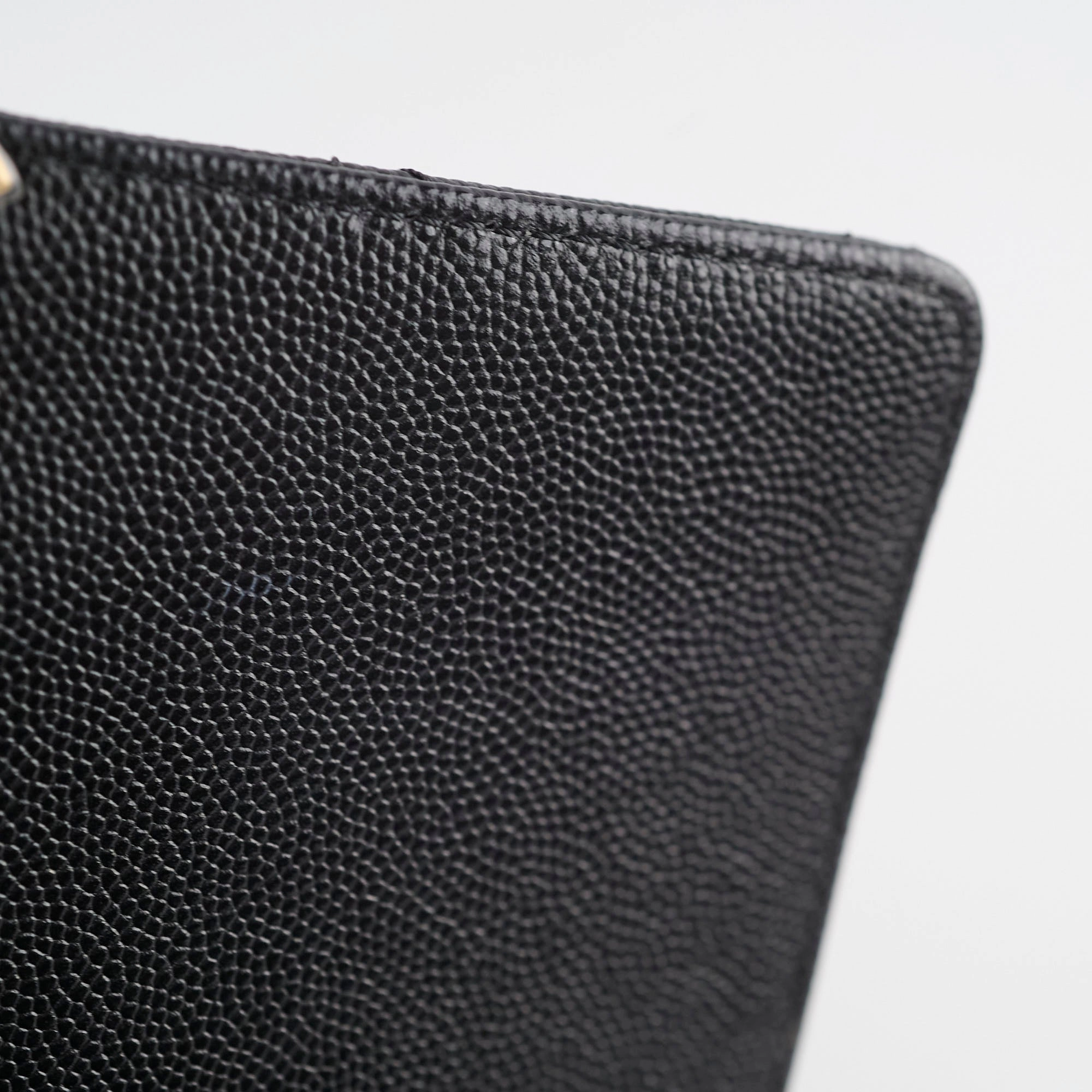 Chanel 21B Seasonal Mini  Flap Caviar Bag Black