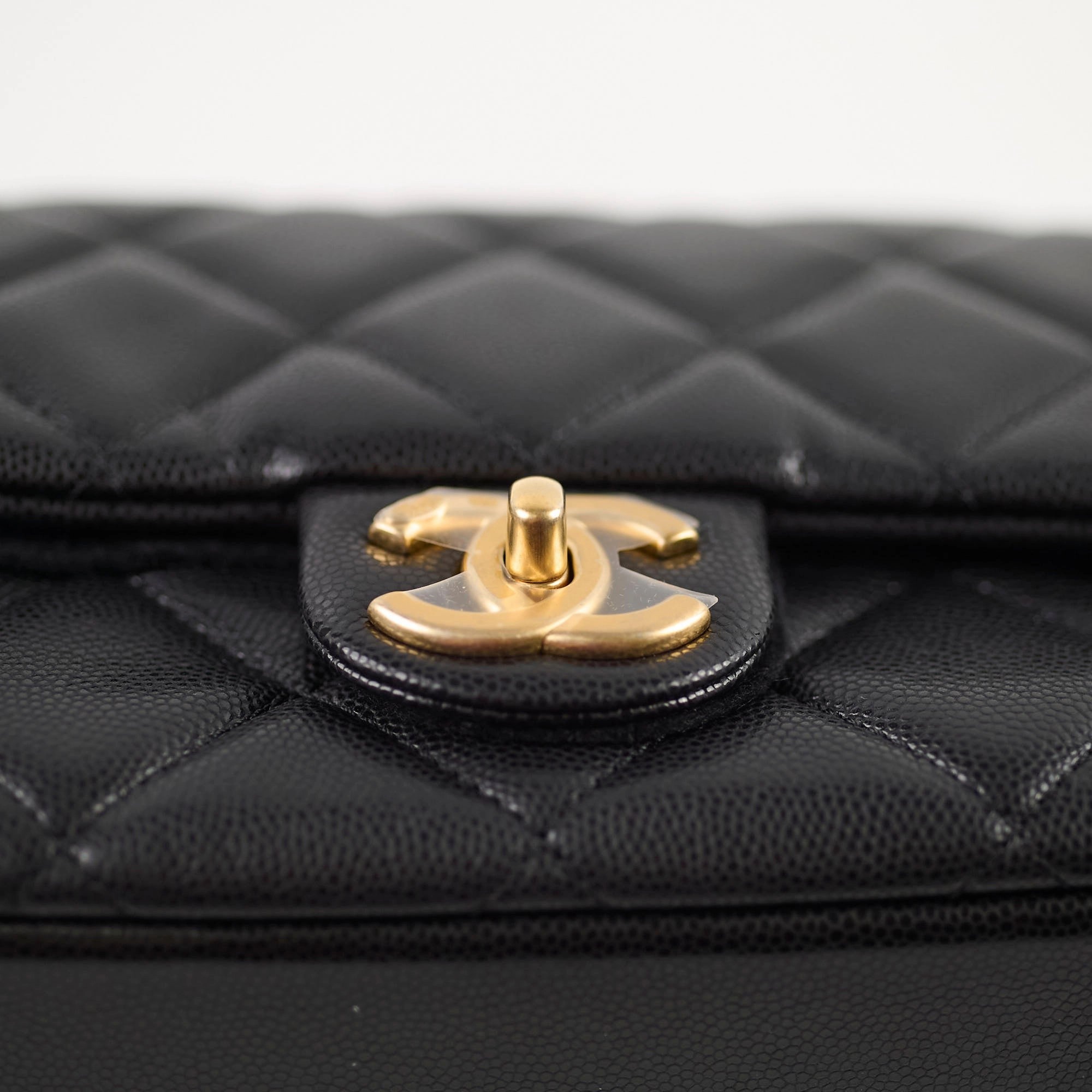 Chanel 22A Mini Flap bag with Gold Coins Double Chain Strap (microchip)