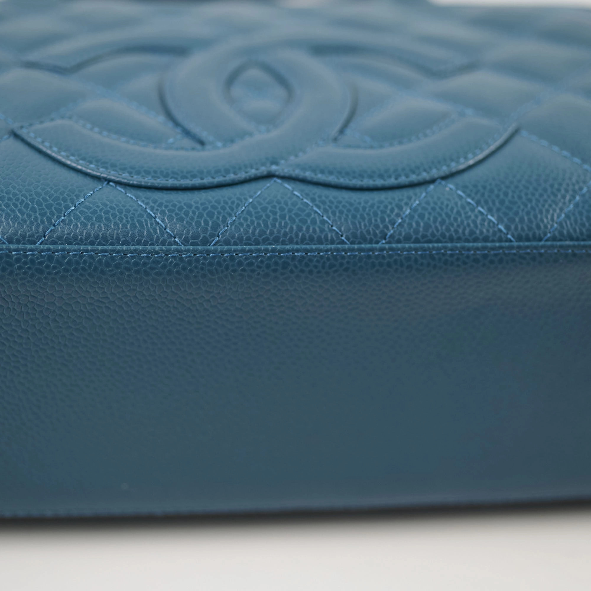Chanel Bowling Bag Caviar Blue